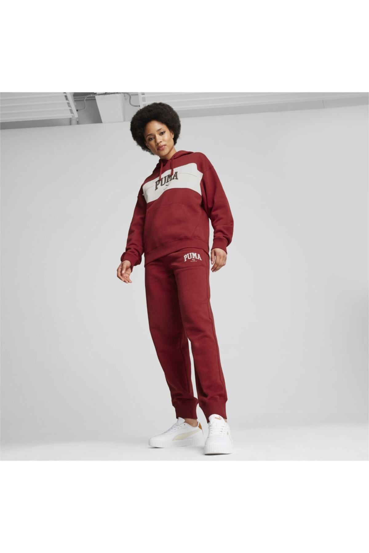 Puma Sweatpants Red Basic Trendyol