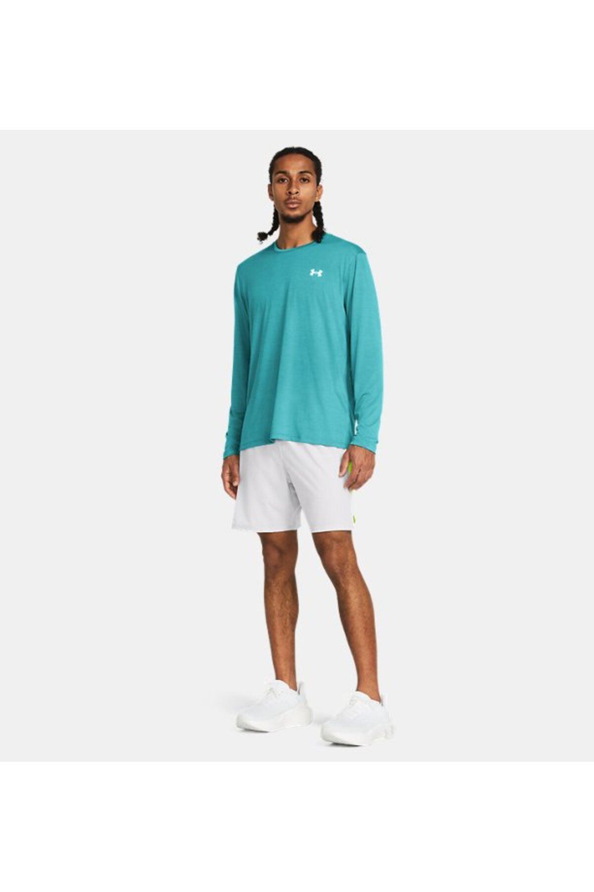 شورت ورزشی سفید مردانه های نخبگان 7 '' UA راه اندازی شده 1376508 014 Under Armour