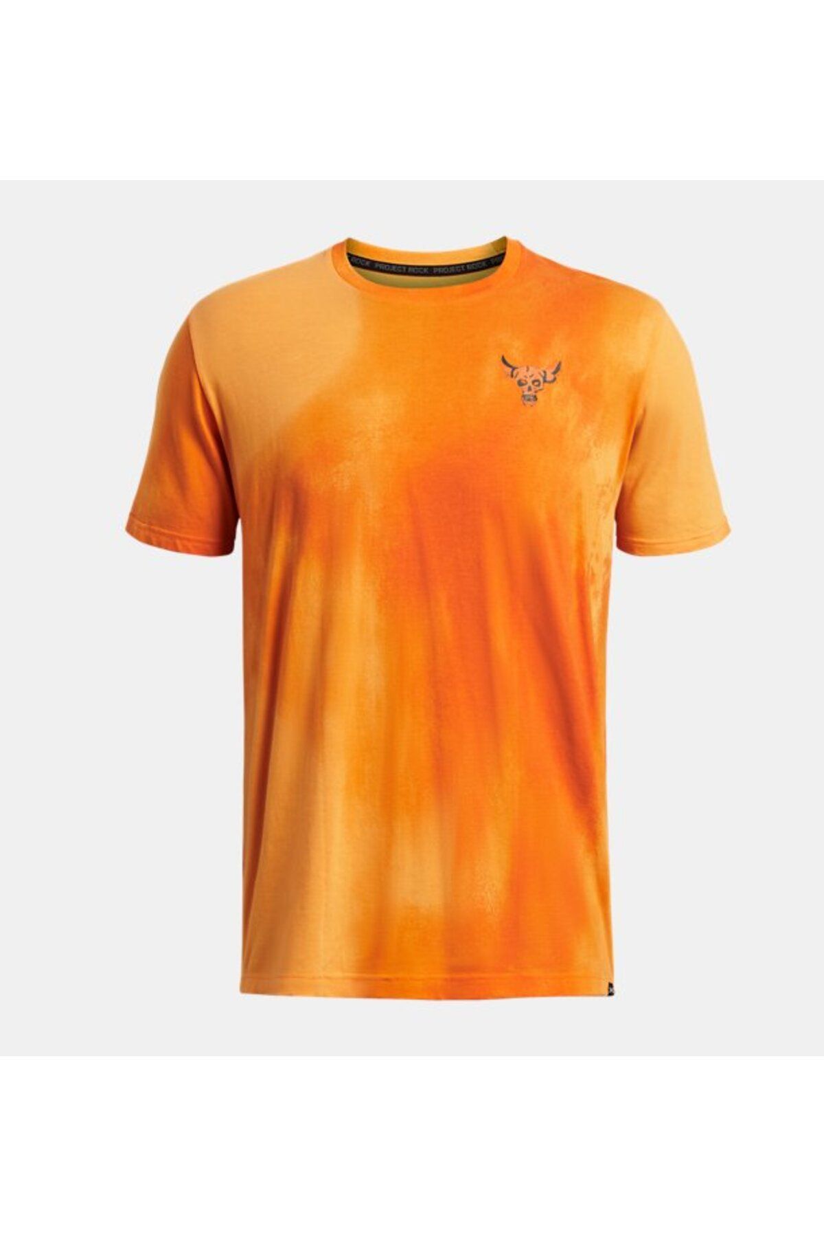 تی شرت ورزشی نارنجی مردانه UA PJT RCK SUN WSH SS 810 Under Armour
