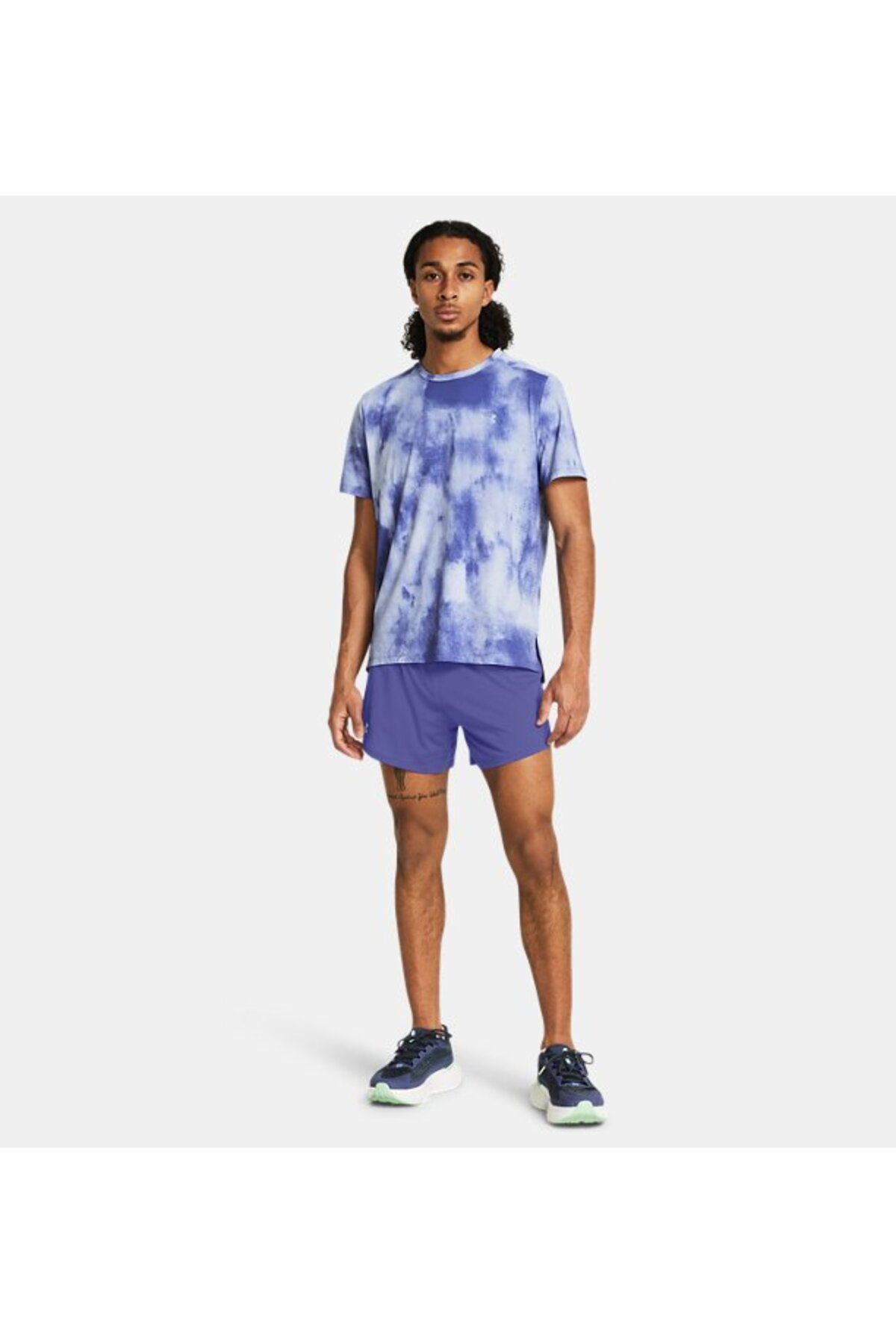 شورت ورزشی بنفش مردانه های نخبگان UA 1382646 561 Under Armour
