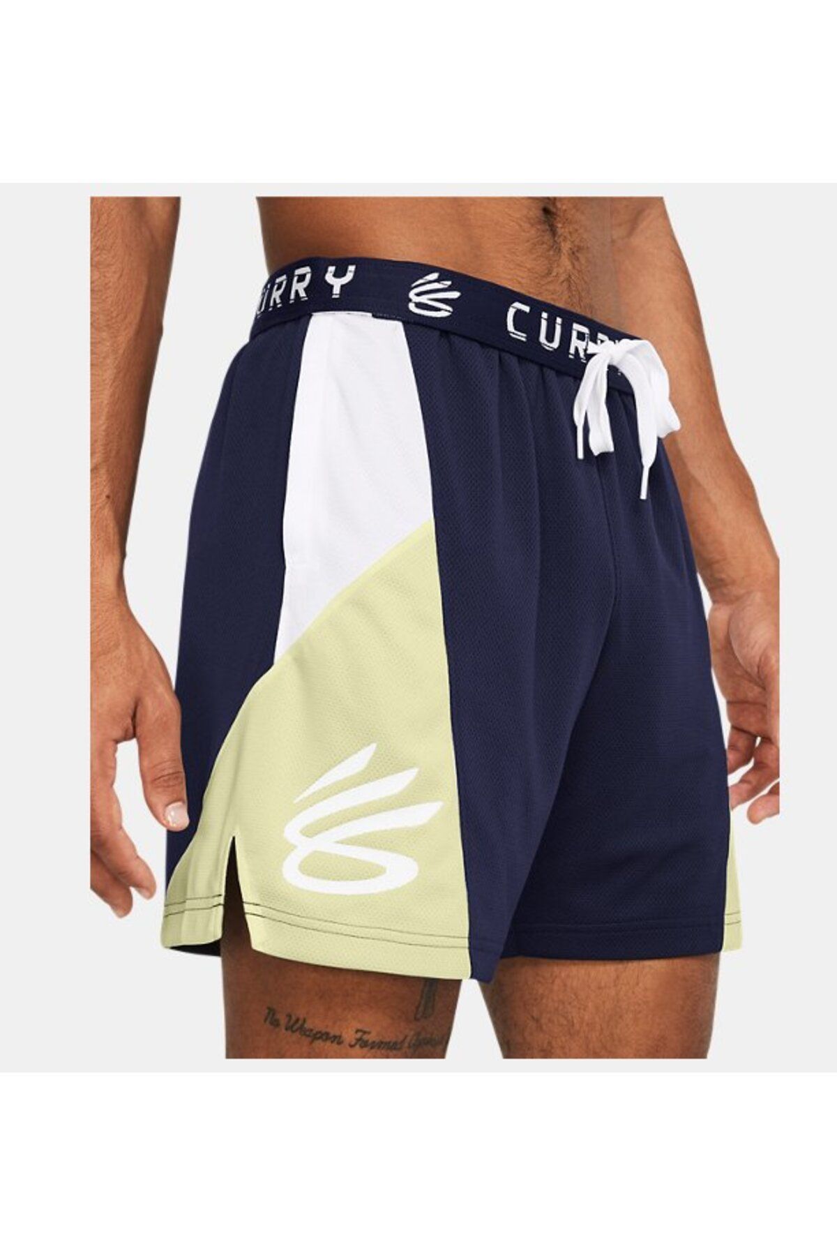 شورت ورزشی آبی مردانه های چلپ چلوپ 1380327 410 Under Armour