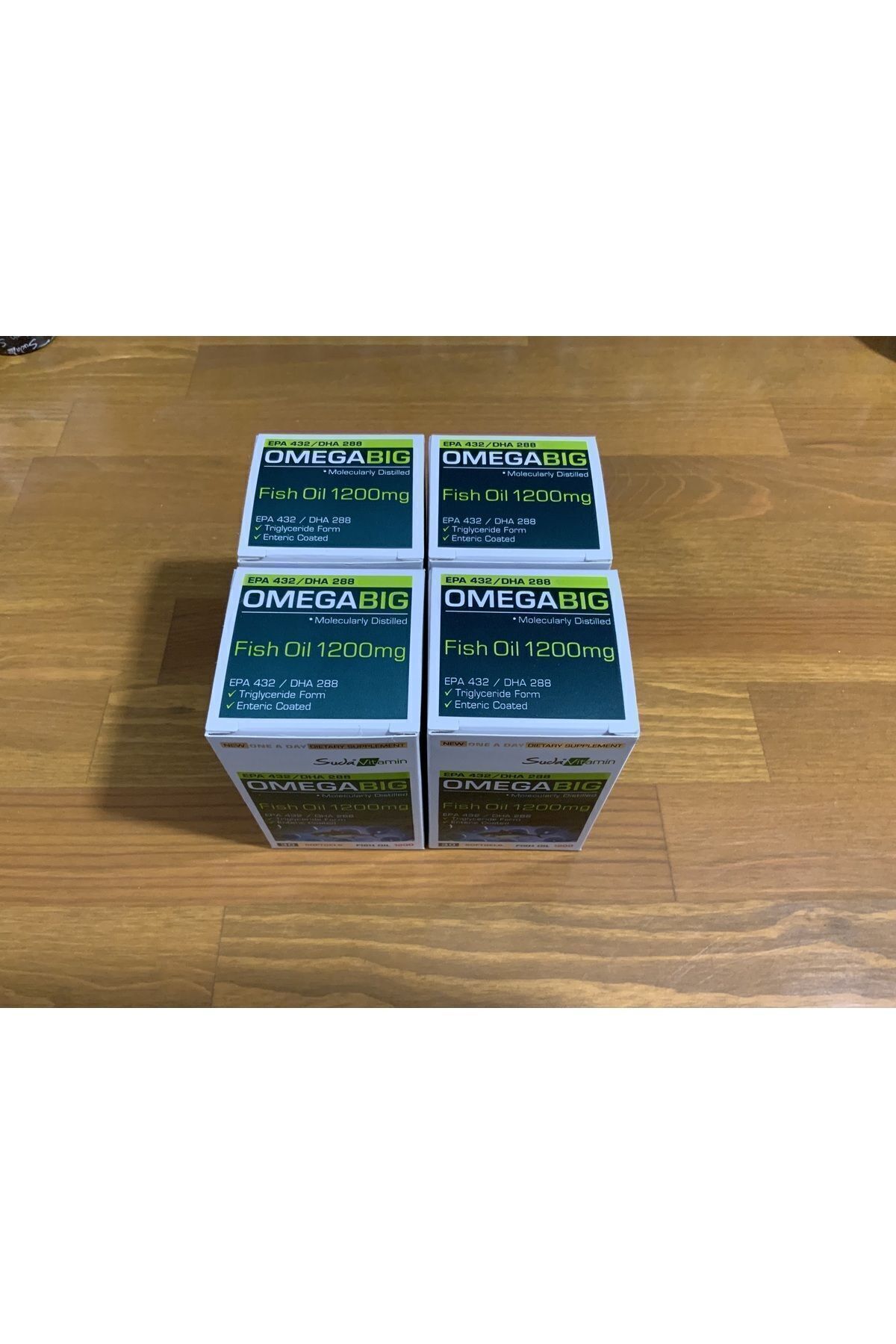 Suda Vitamin-Omegabig Fish Oil 1200 Mg 30 Capsules 4 Pcs 4