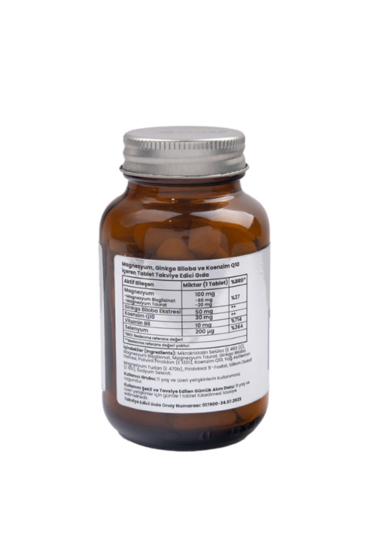 MODPLUS-Magnesium Ginkgo Biloba, Coenzyme Q10,P-5P and Selenium 30 Capsules 3