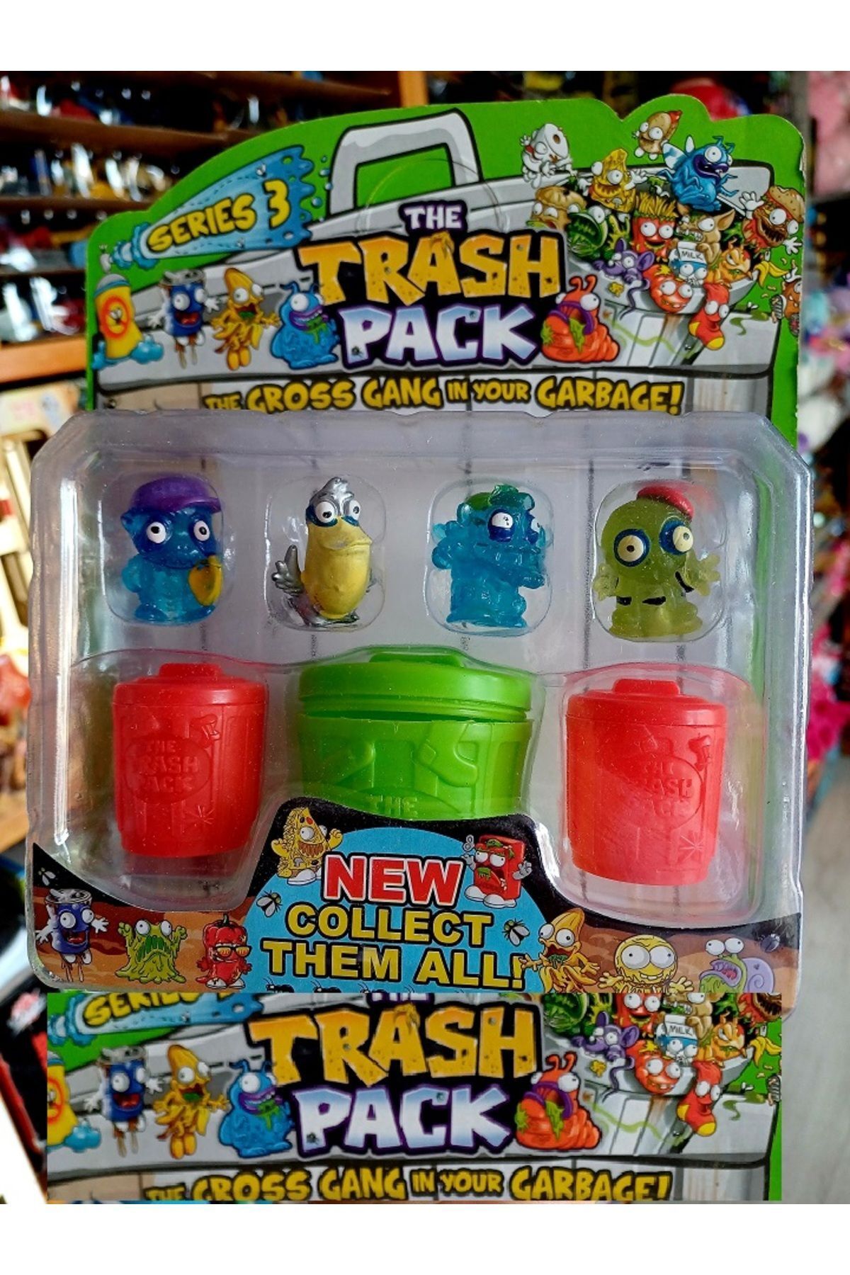 OYUNCAKSAH L Trash Gang Trash Pack Grossery 13 Pieces Toy Garbage Can 2 Packs in One Trendyol