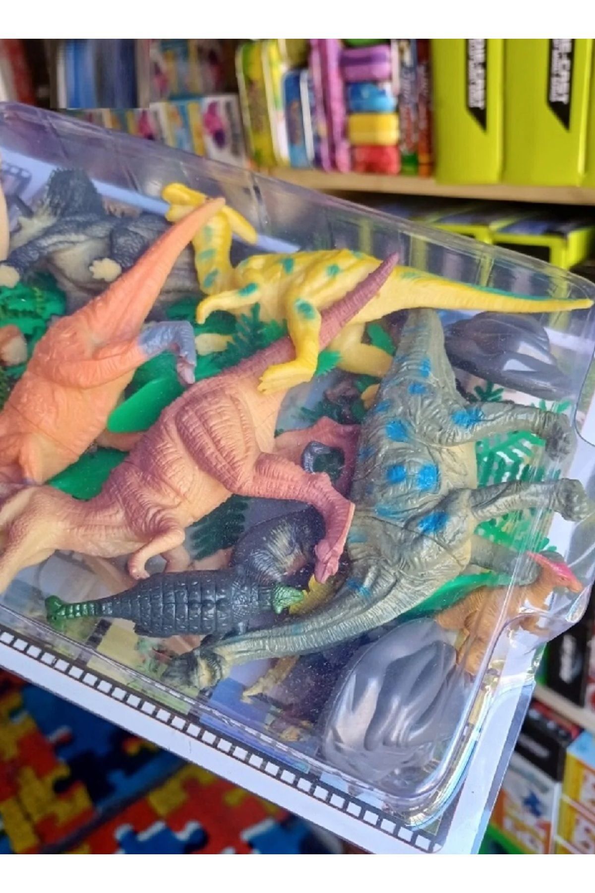 OYUNCAKSAHİLİ Pterozor Kuş 25 Parça Dinozor Ağaç Trex Ekle