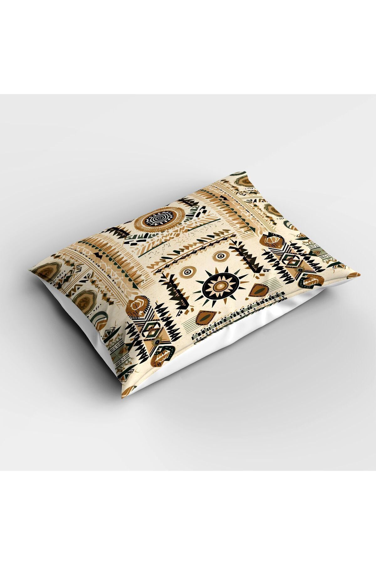3D ELSE HALI-Double Person Microfiber Quilted - Minimal Patterned Duvet and Pillowcase Sleeping Set 5