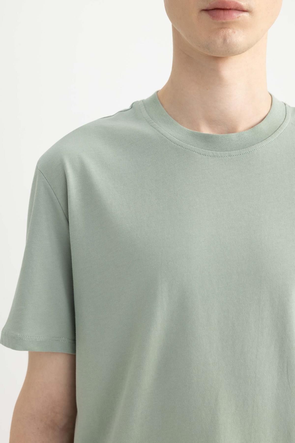 تی شرت مردانه دفاکتو | V7699AZ24SP Defacto - Image 5