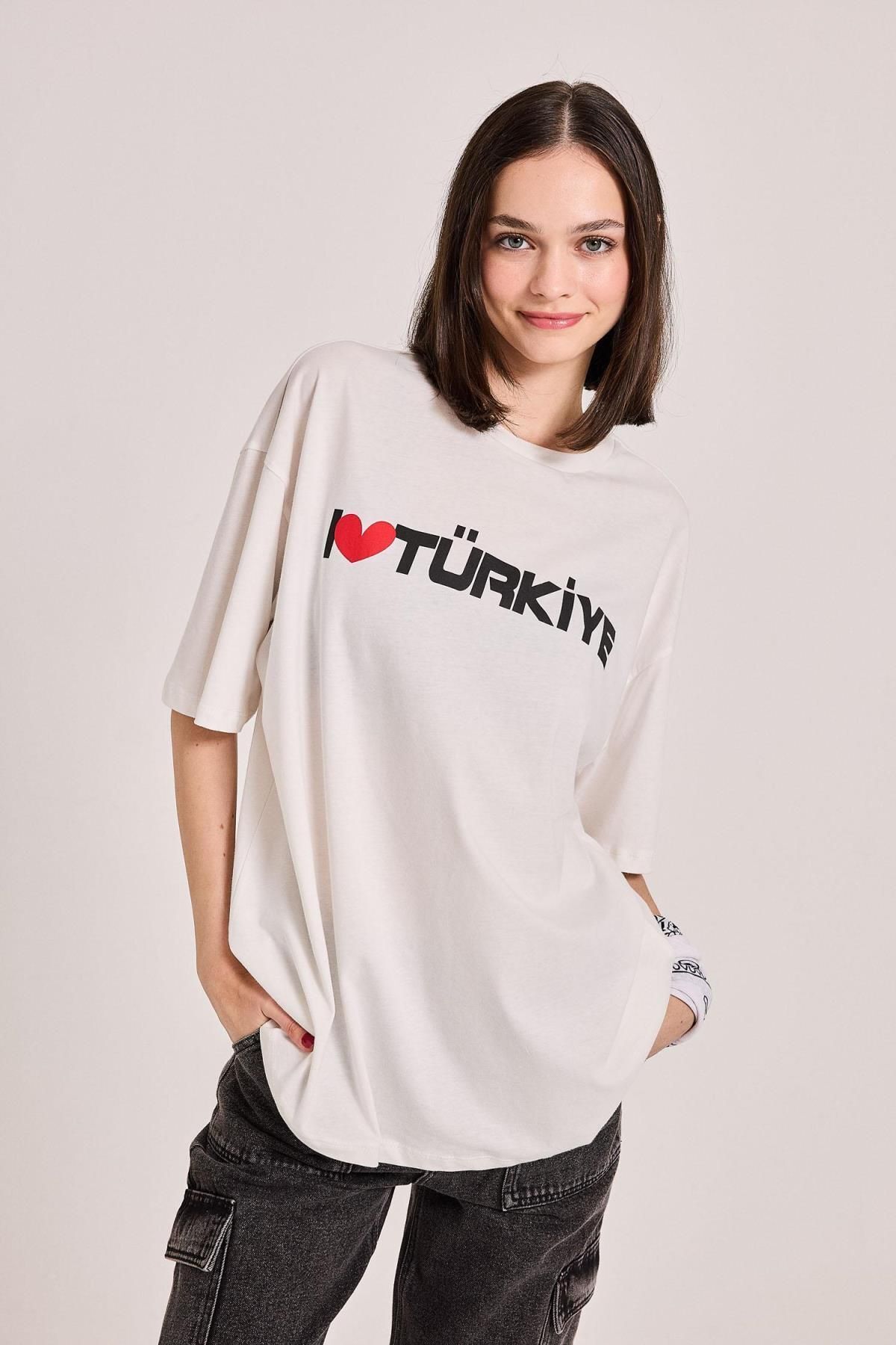 تی شرت زنانه دفاکتو | D6044AX24SM Defacto - Image 5