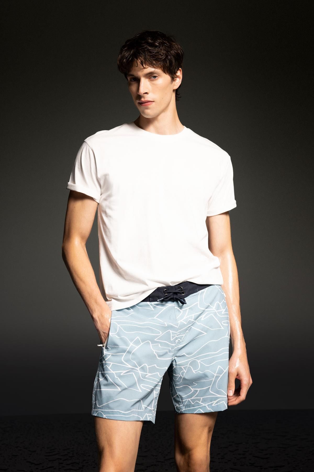 شورت شنا مردانه دفاکتو | B5992AX24HS Defacto - Image 2