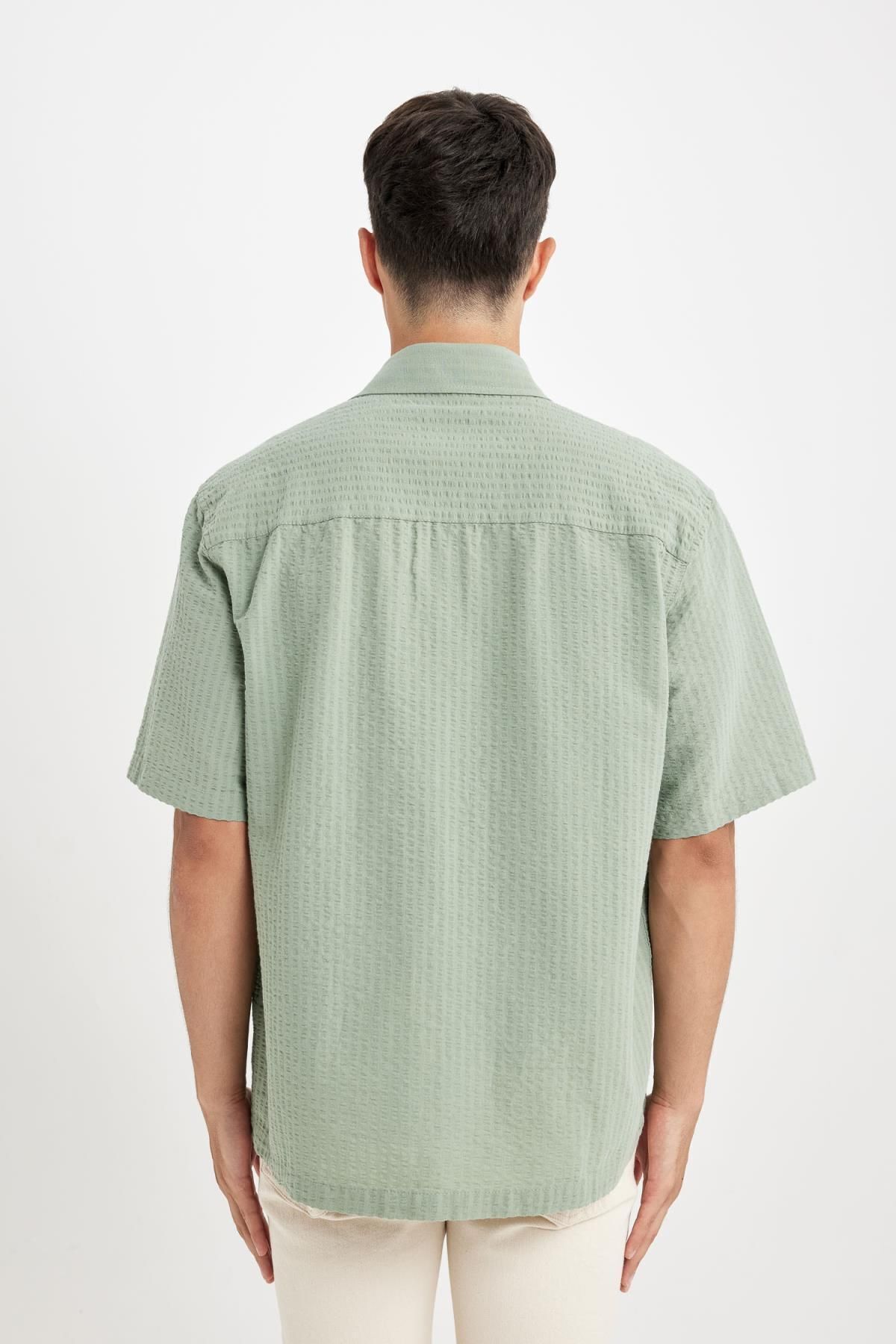 پیراهن مردانه دفاکتو | D4622AX24HS Defacto - Image 6