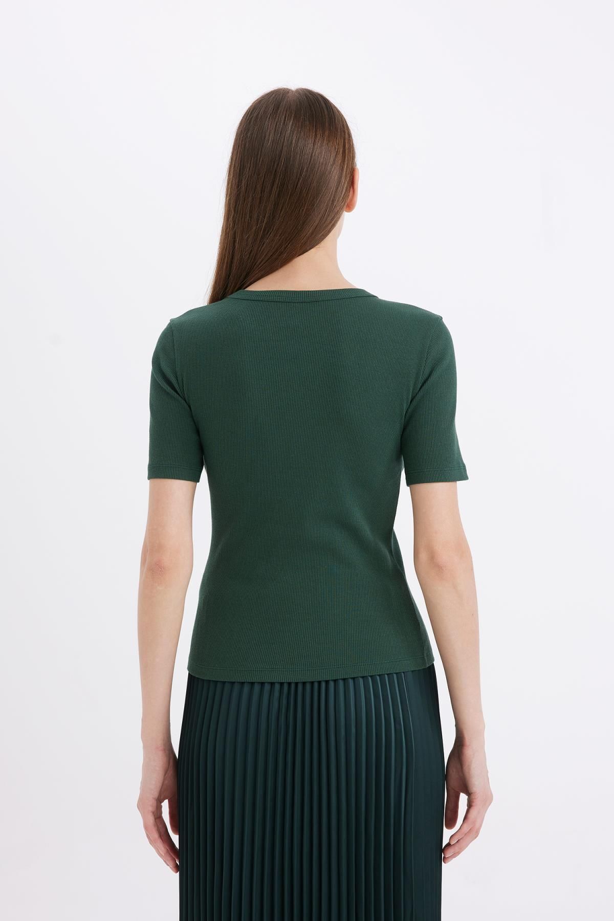 تی شرت زنانه دفاکتو | C0097AX24AU Defacto - Image 5