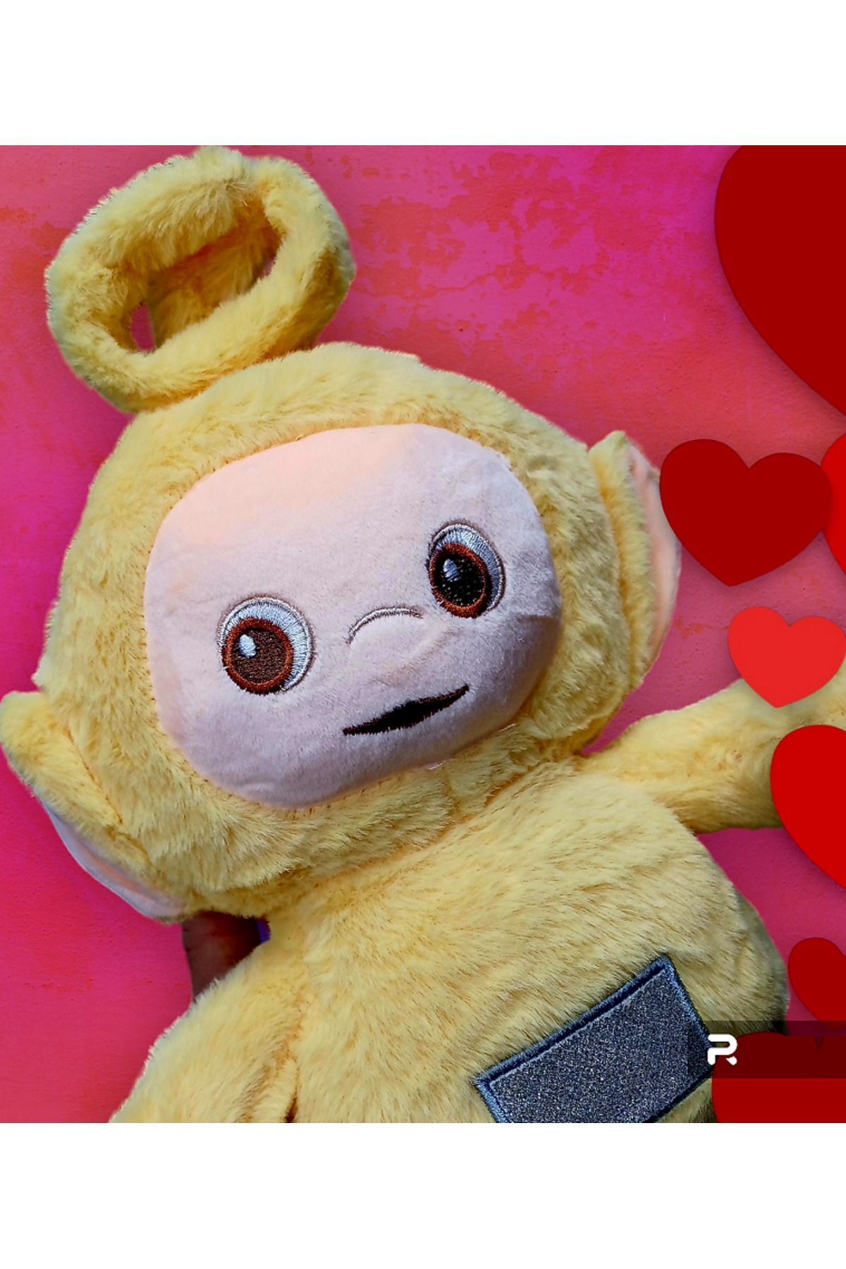 OYUNCAKSAH L Laa Laa Teletabi Plush Toy Teletubbies Overseas Special La La With Antenna 45cm Yellow Trendyol
