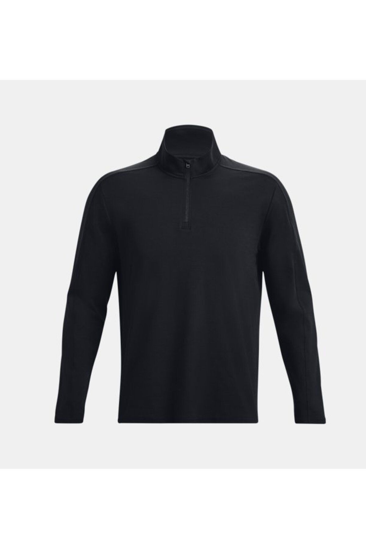 تی شرت ورزشی مشکی مردانه UA 1 4 زیپ 001 Under Armour