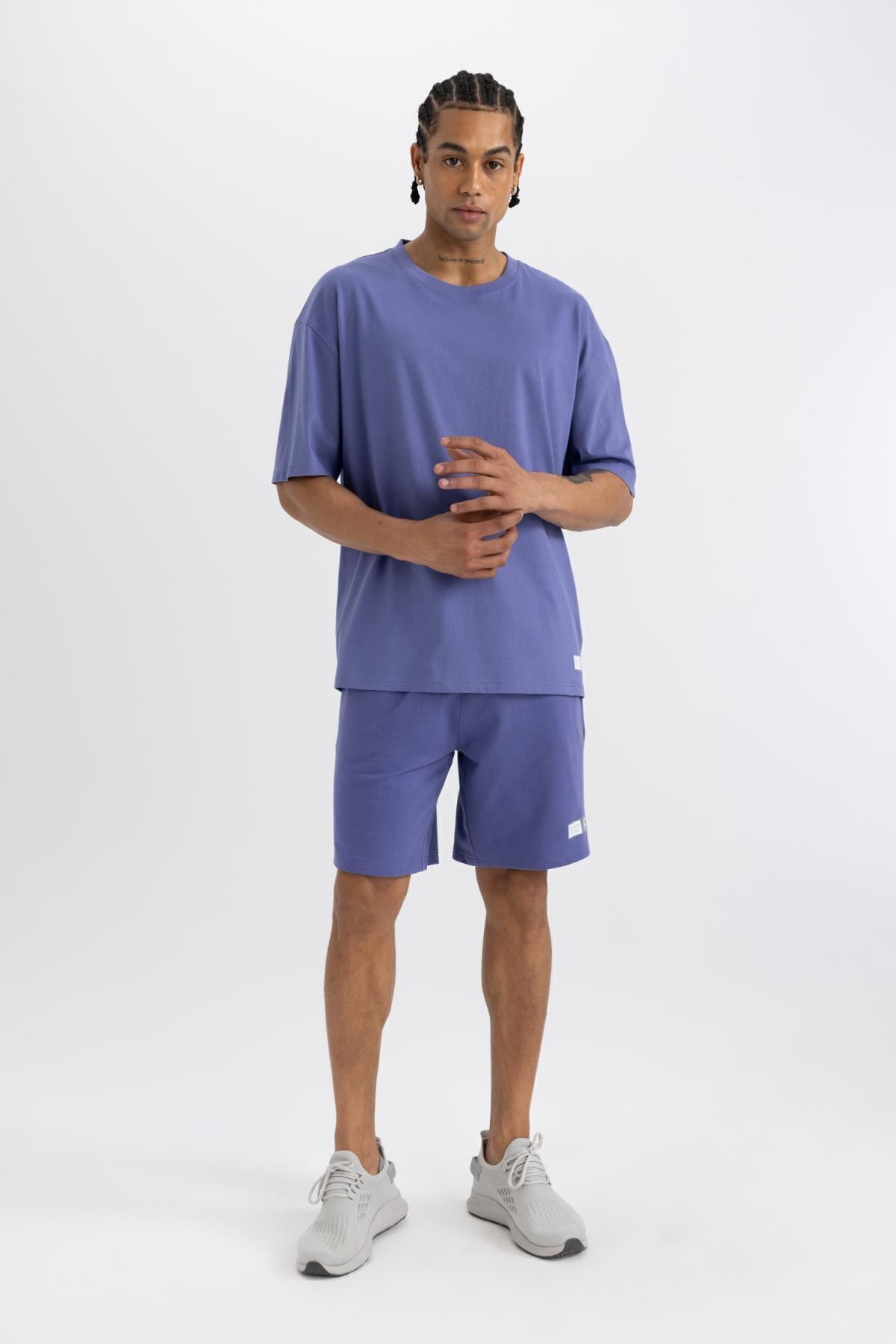 شورت پا کوتاه DeFactoFit Slim Fit A1625AX24SM