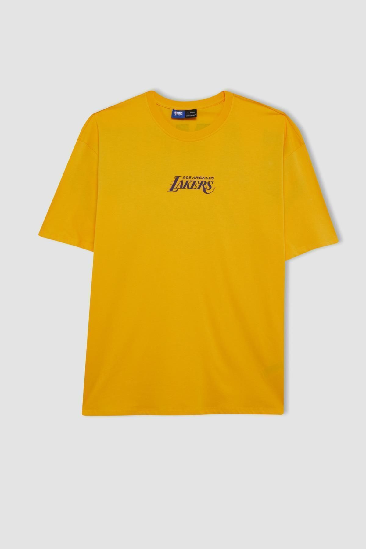 تیشرت Fit Nba Los Angeles Lakers Oversize Fit Crew Neck T-shirt C4465ax24hs