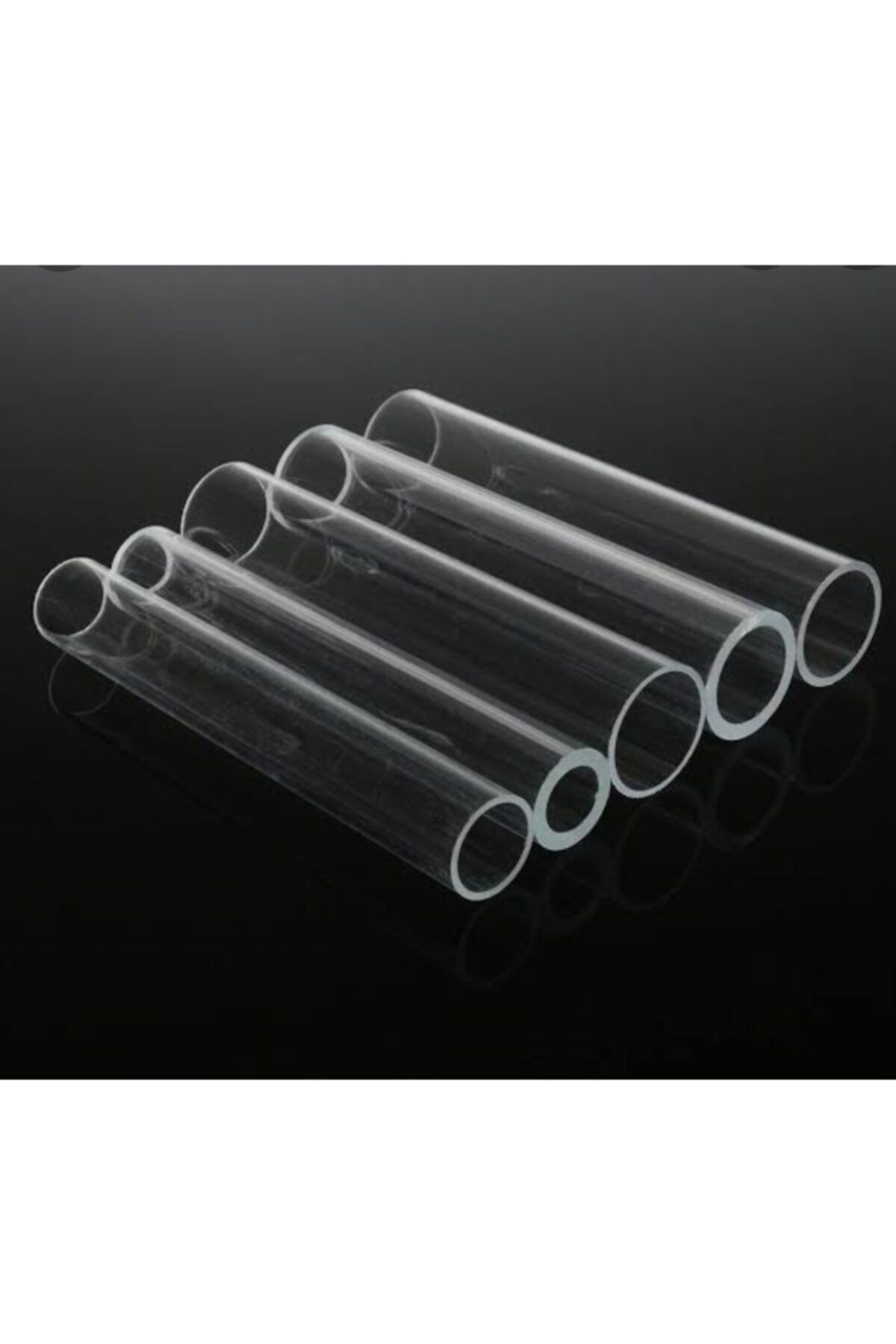 sepetim05 10 Mm Dış Çap 8 Mm Iç Çap Pleksi Şeffaf Boru.....200 Mm Boy