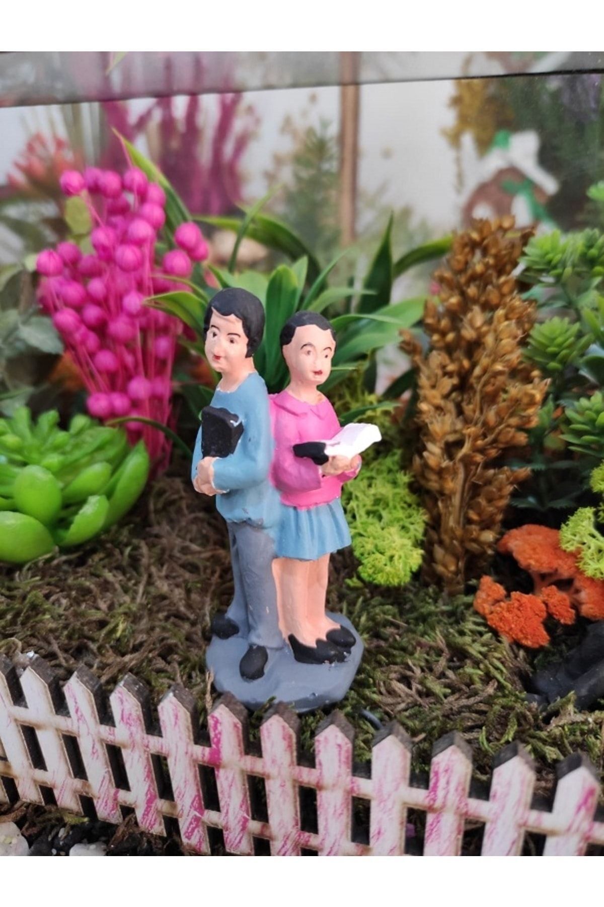 Öğrenci Maket Kürdanlı Cupcake Pasta Süsü Doğum Günü Süsleri Kürdan Süsü
