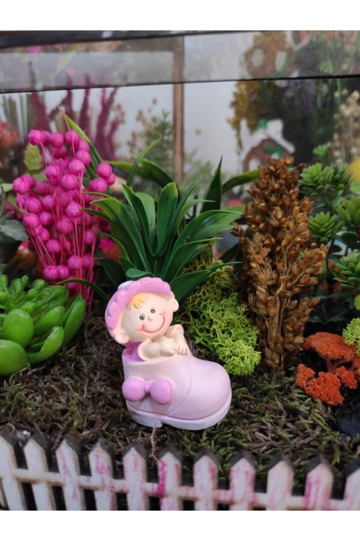 Kız Bebek Teraryum Minyatür Obje Teraryum Diorama Malzemeleri Teraryum Objeleri