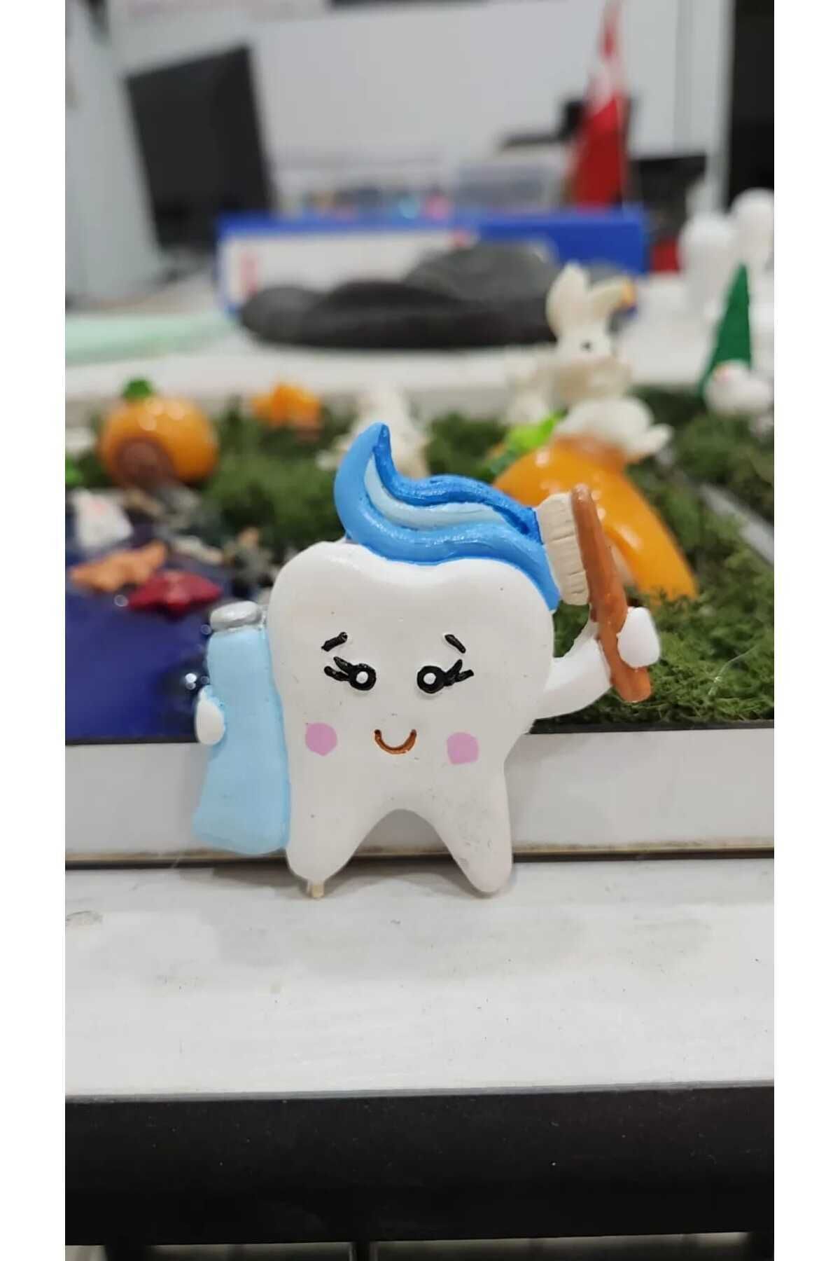 Teeth Wheat 1 Piece Male Miniature Figure Character Toys Household Toys Miniature Toys
