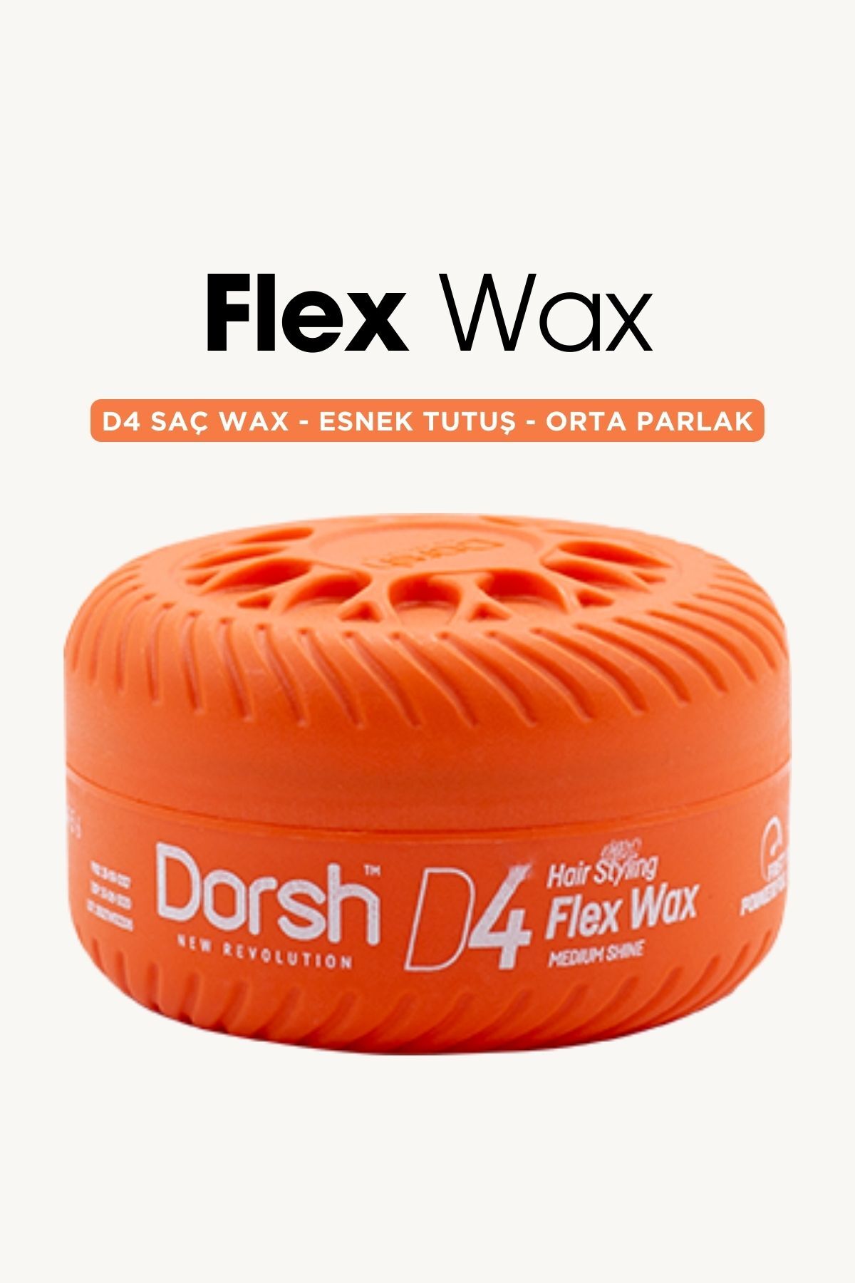 Saç Şekillendirici Wax Flex Wax D4 150 ml — 56463659456 — تصویر 2 از 3