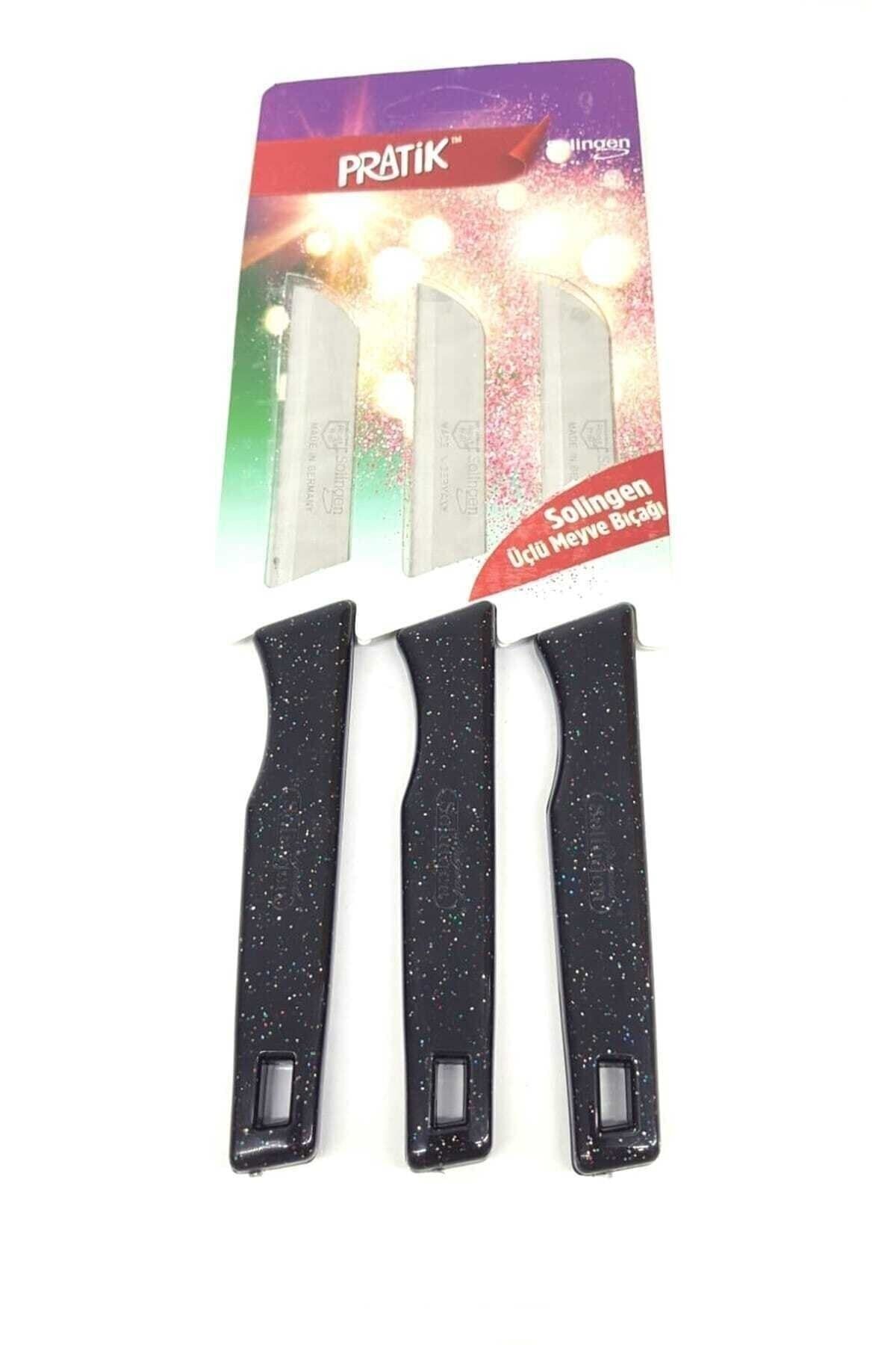 Solingen Laser Serrated Fruit Vegetable Knife Set  3pcs