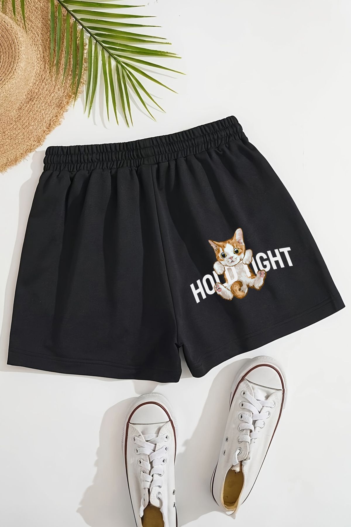 MYADA Cotton Combed Cotton Shorts Children s Hold Tight Lettering Kitten Print And Elastic Waist for Babies price in Dubai UAE Compare Prices