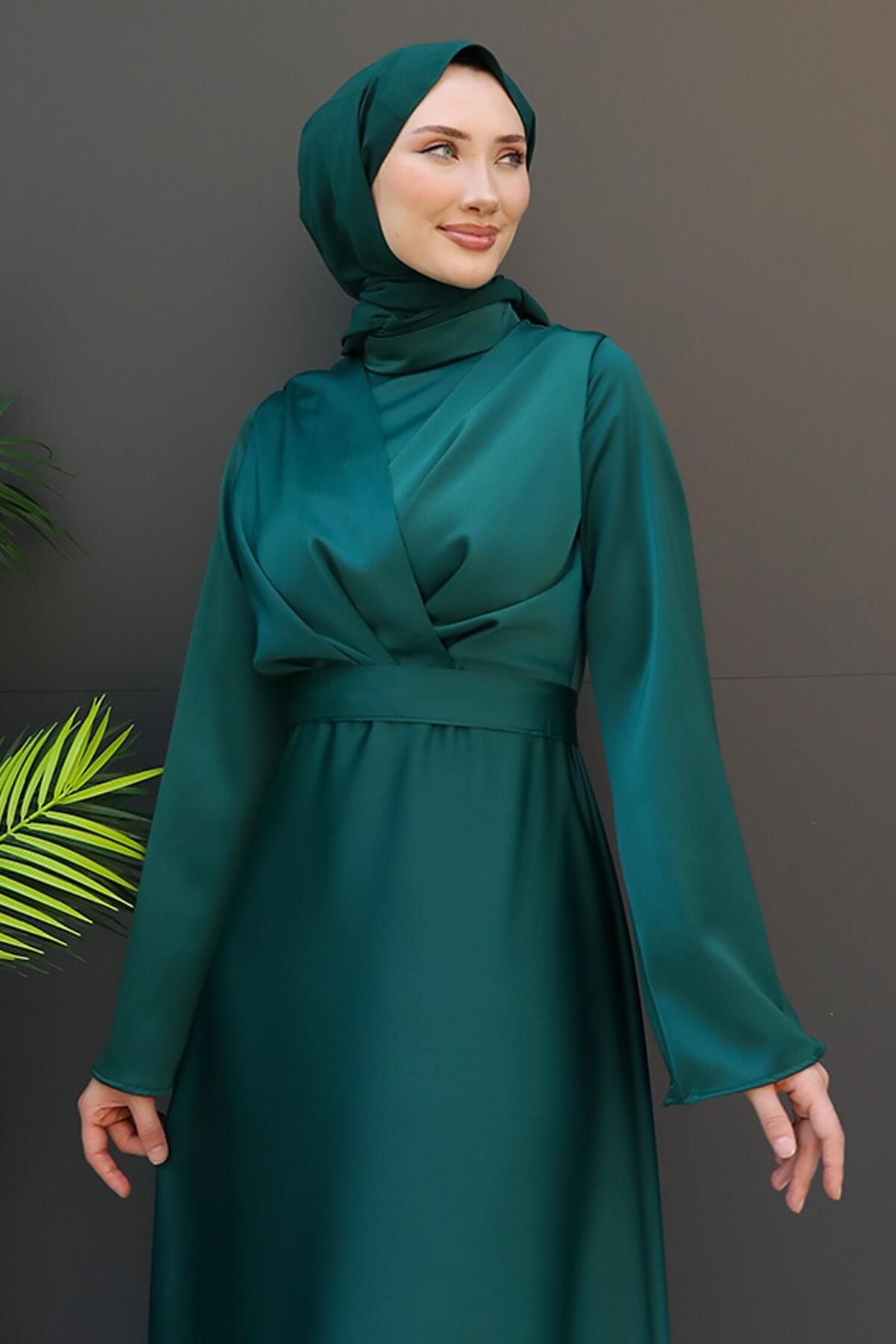 giz astore-Emerald Hijab Dress - Zeyno 5