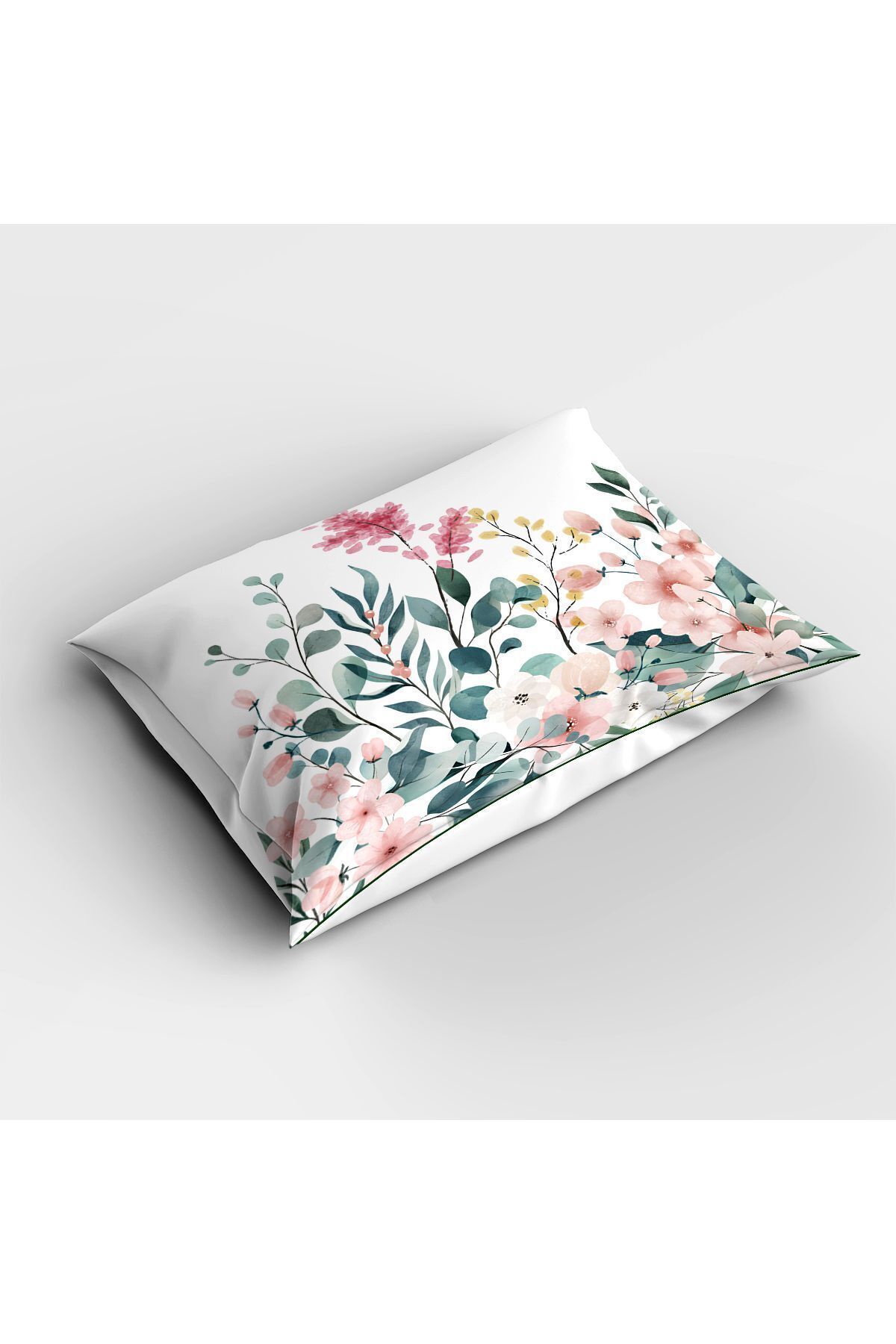 3D ELSE HALI-Double Person Microfiber Quilted - Colorful Flower Pattern Sleeping Set 5