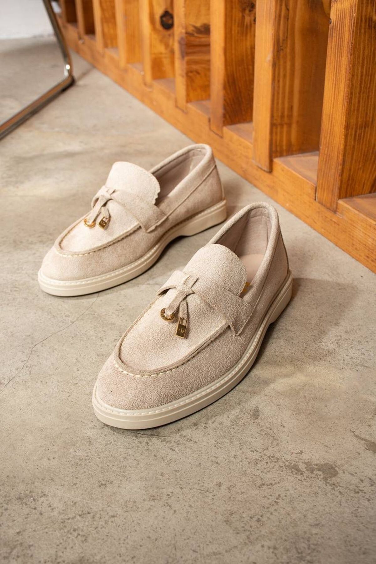 topukludunyas Suede Women s Loafers Casual Shoes Trendyol