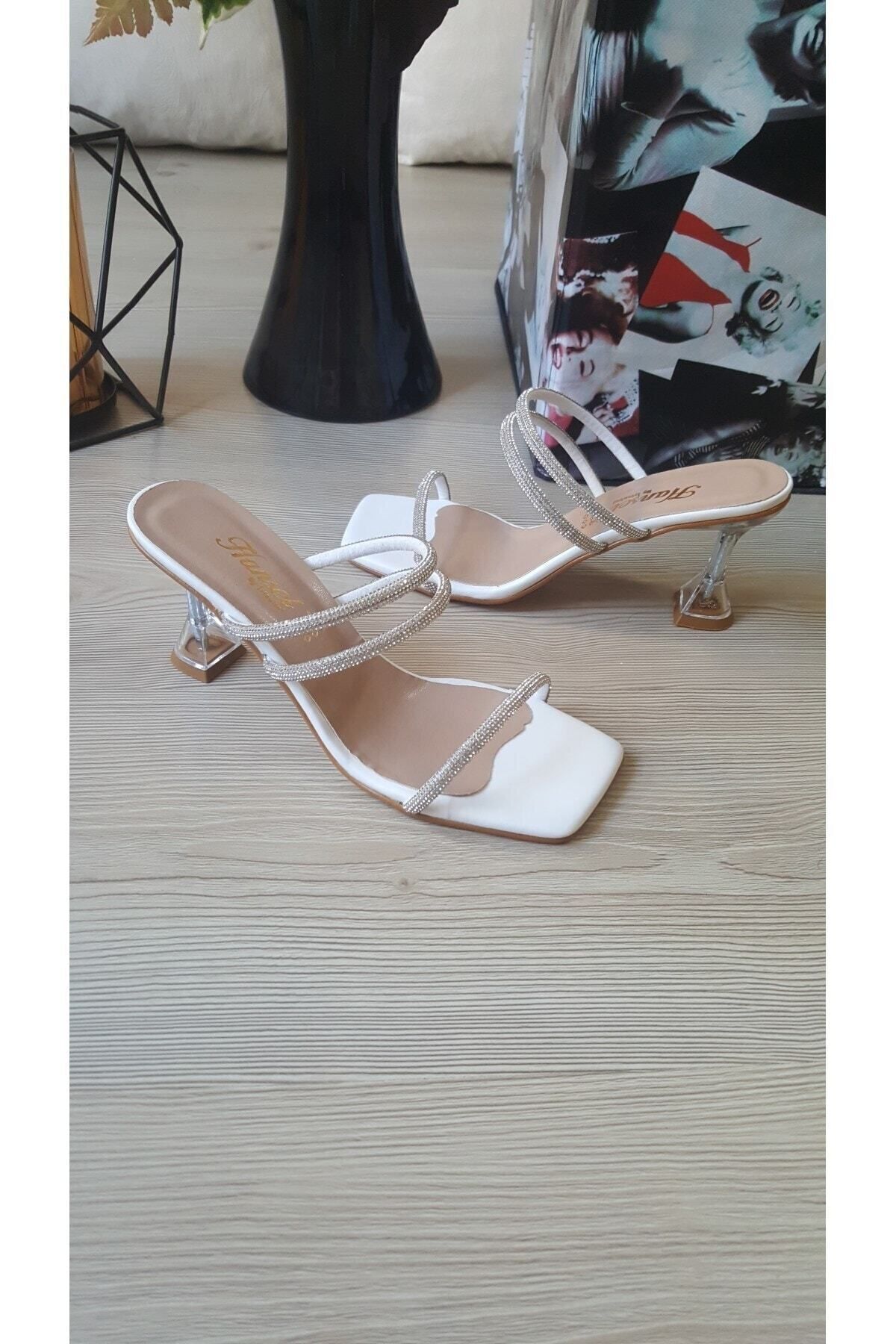صندل زنانه نقره اي Bi'Stiletto | 6011005 اورجینال - تصویر 2