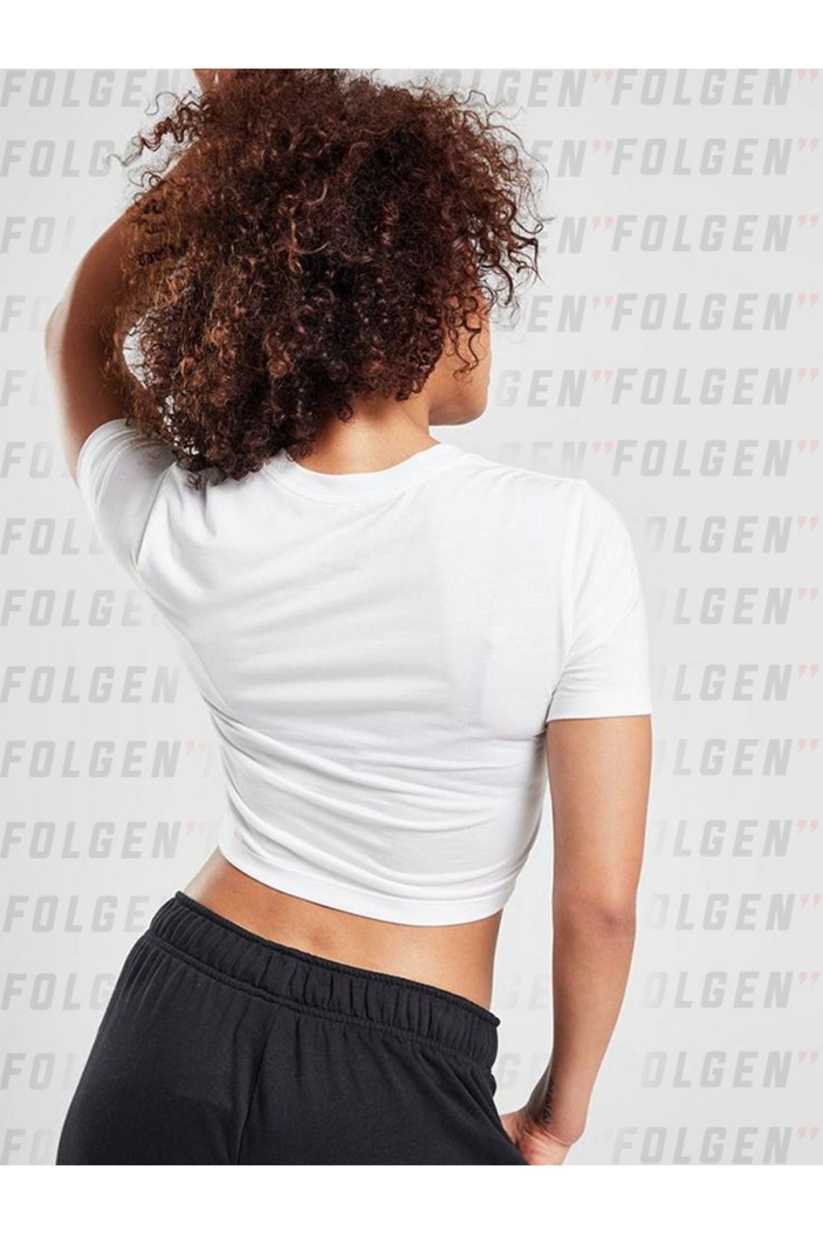 Nike essential crop top shop