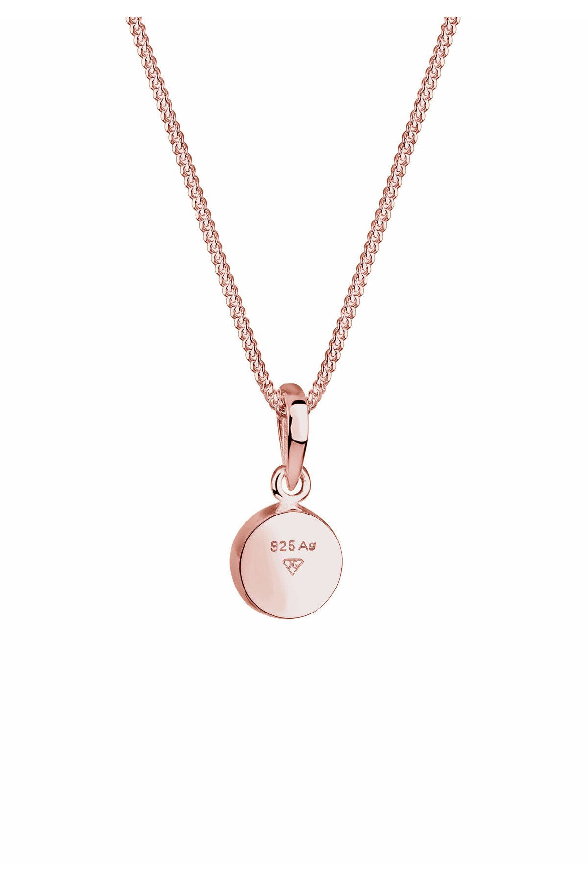 ELLI-Halskette für Damen – 925er Sterlingsilber, runder Mondstein 4