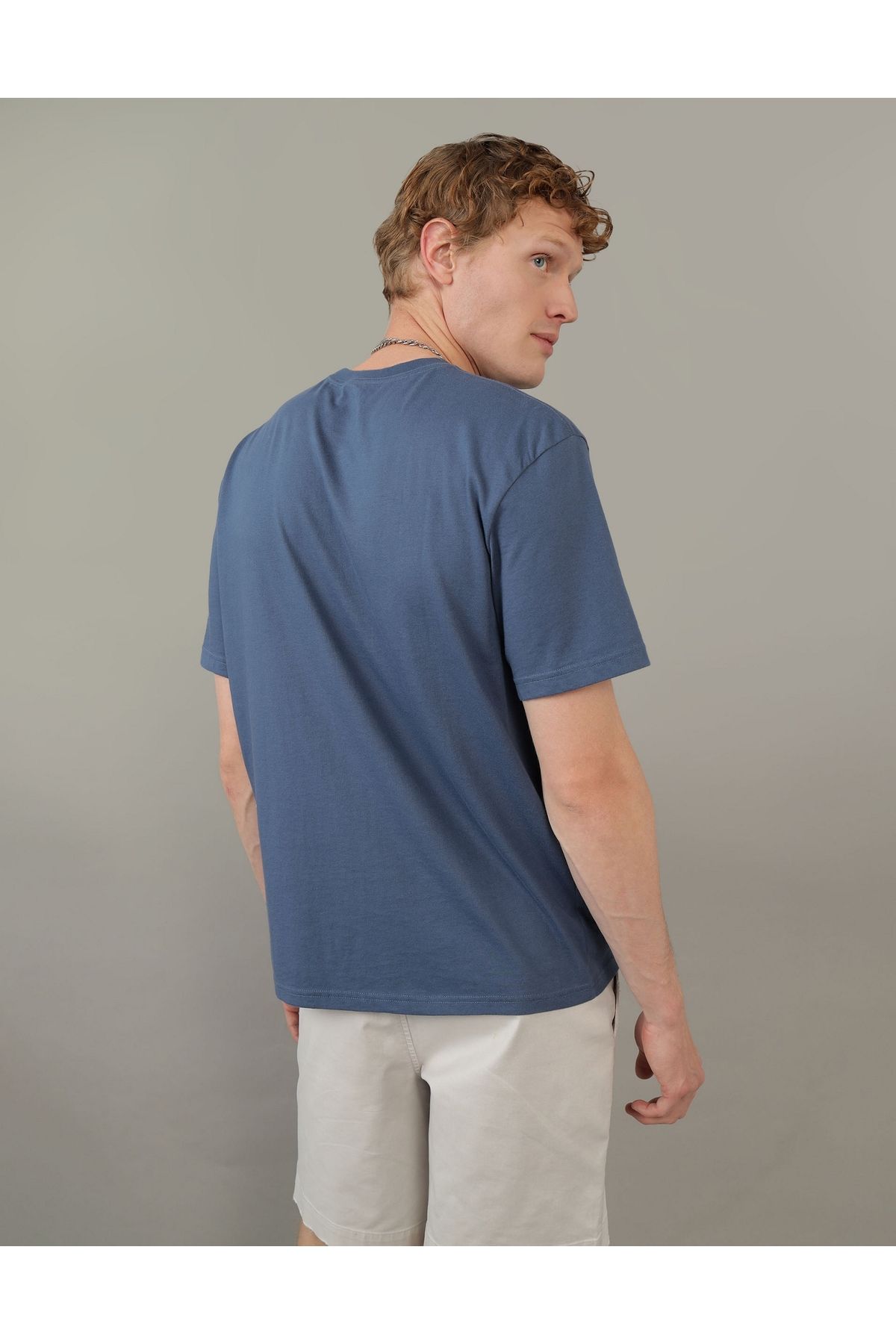 AMERICAN EAGLE-AE Logo Patterned T-Shirt 2