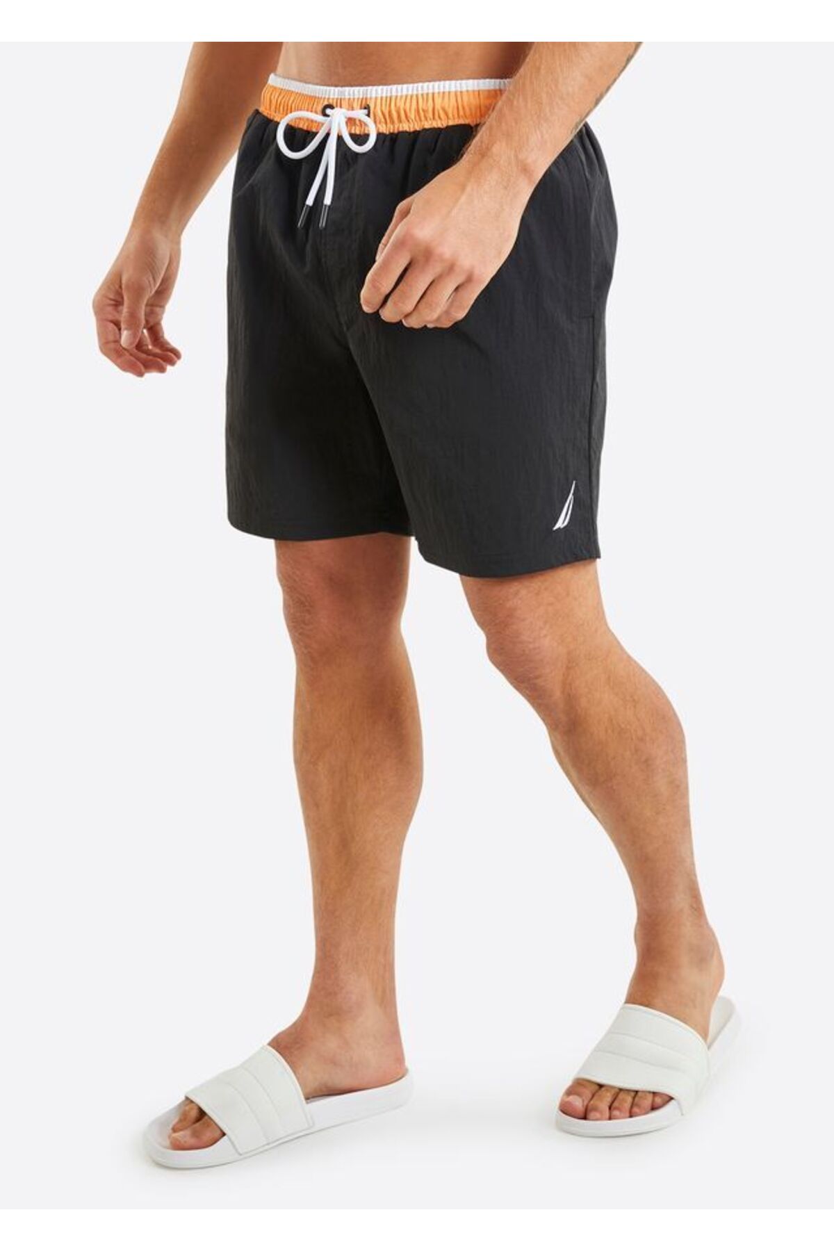 Nautica Men's Black Swim Shorts - N1M01681