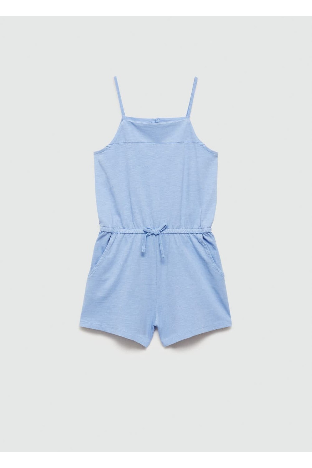 لباس مجلسی دخترانه آبی منگوMANGO Kids | 67087916 اورجینال - تصویر 2