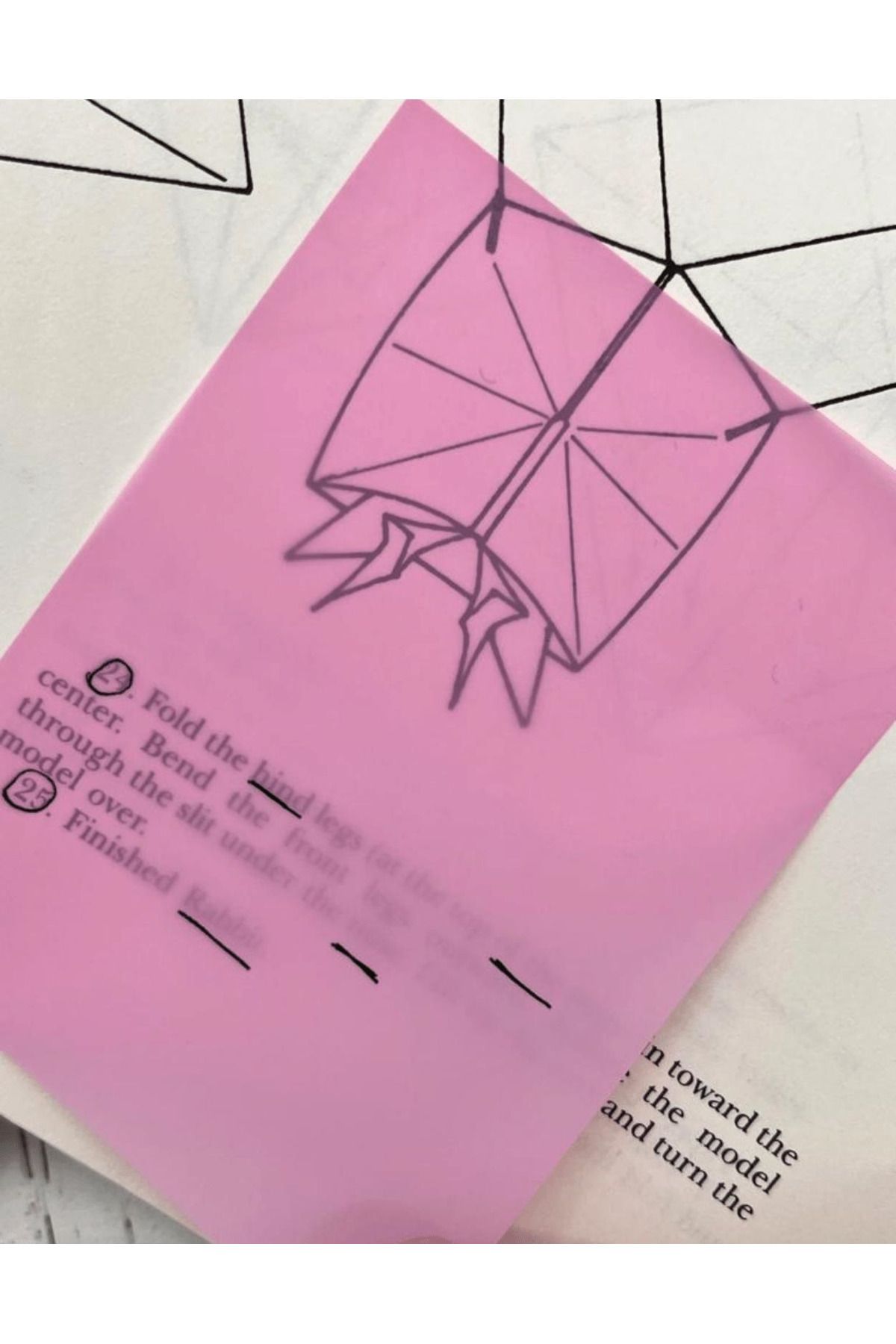 Kağıt Gemi Dükkan-Soft Dark Pink Transparent Post-it / Transparent Sticky Note / Sticky Note / Bullet Journal 6