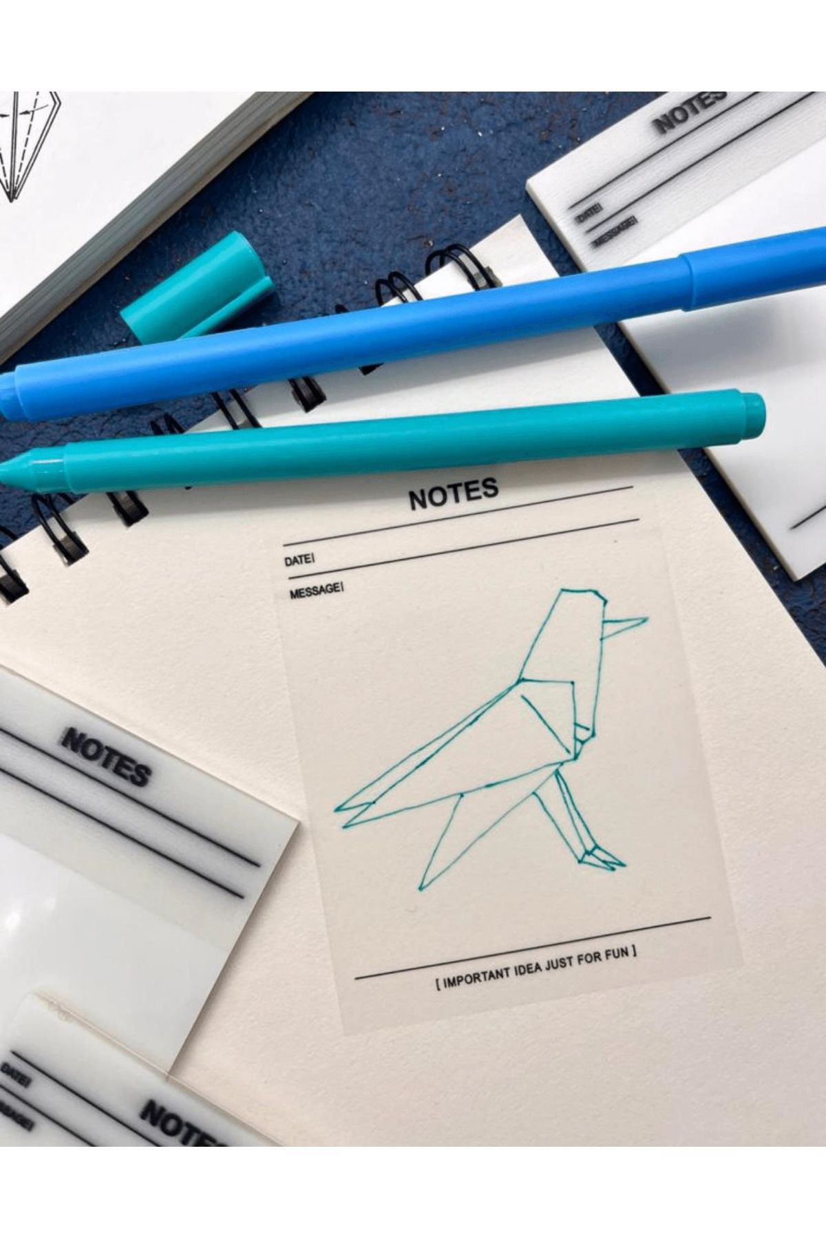 Kağıt Gemi Dükkan-Soft Notes Transparent Post-it / Transparent Sticky Note / Sticky Note / Bullet Journal 5