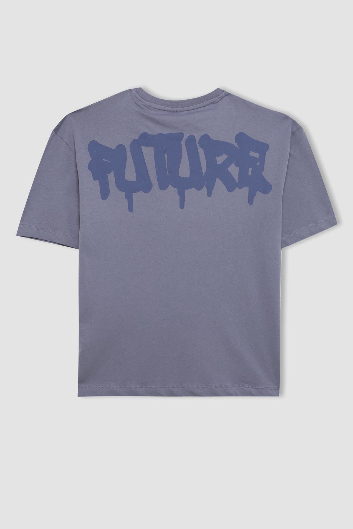 تی شرت پسرانه دفاکتو | C6282A824HS Defacto - Image 3