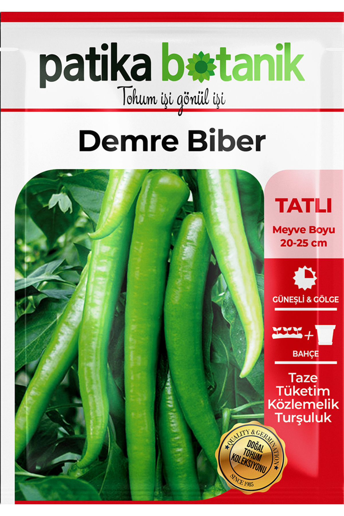 150 Adet Ata Tohumu Yerli Etli Demre Biber (SİVRİ) 3