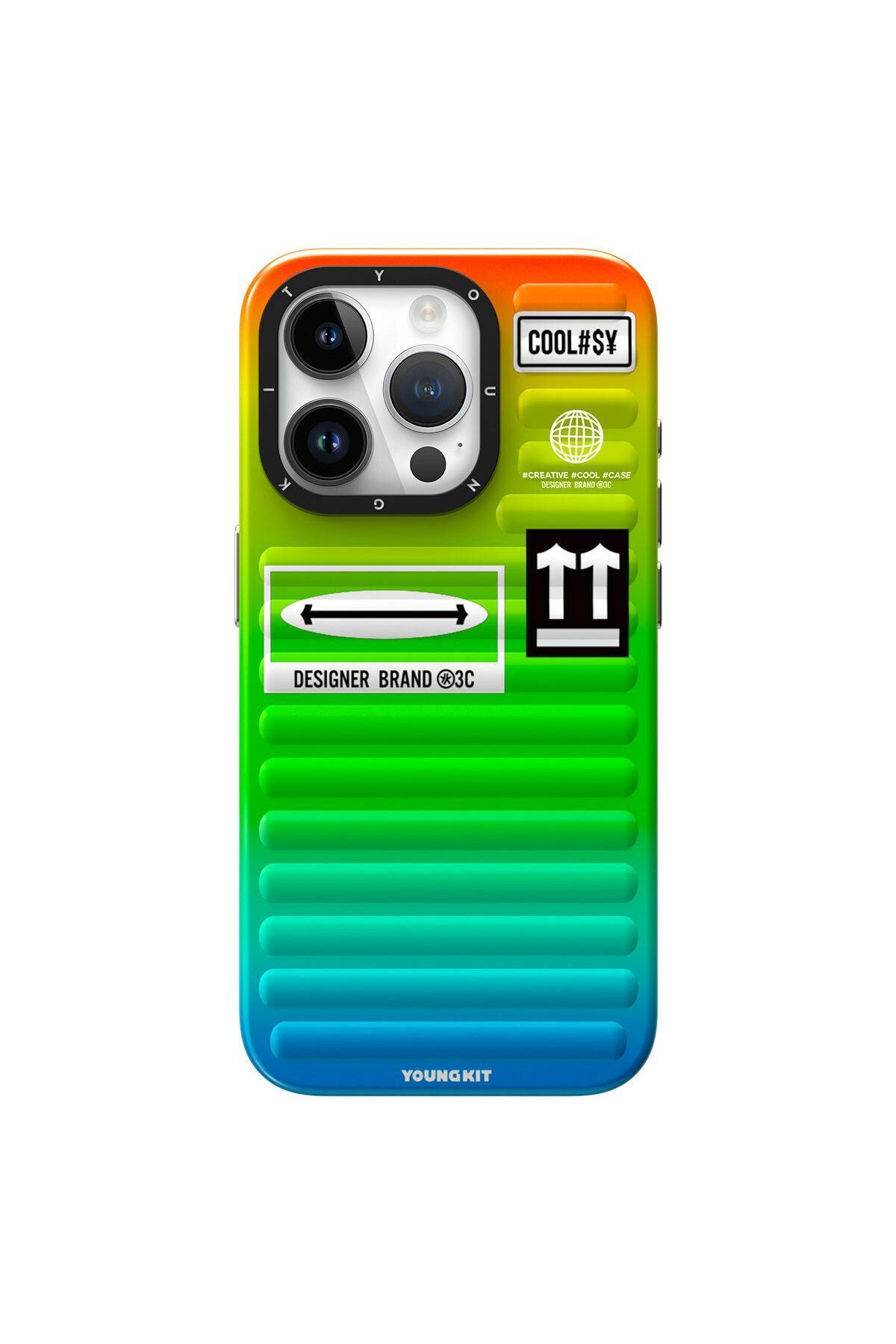 iPhone 15 Pro Max YoungKit The Secret Color Serisi Kılıf - Yeşil