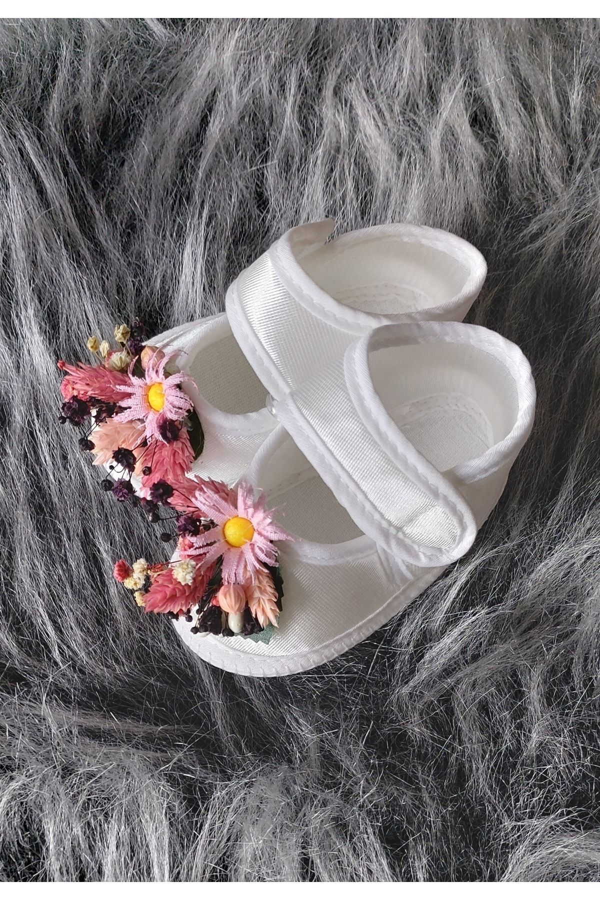 htk butik Bebek Patik, Bebek Ayakkabı, Yenidoğan Patik, Bebek Çiçekli Ayakkabı, Hastane Çıkışı, Kız Bebek fotoğrafı 4 (önizleme)