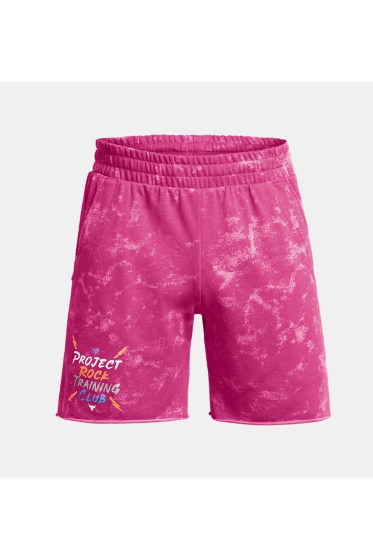 شورت ورزشی صورتی مردانه PJT RCK AOP TERRY کوتاه 1383293 686 Under Armour