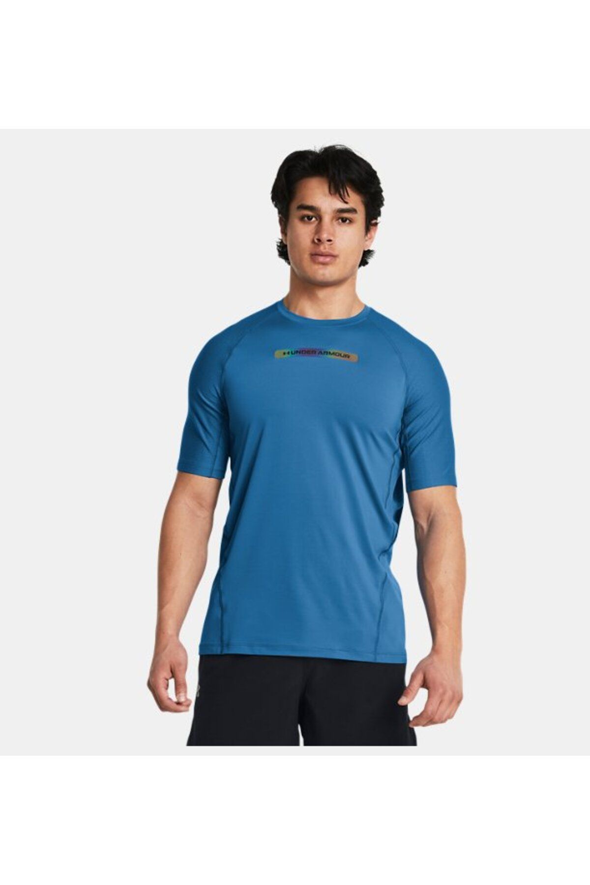 تی شرت ورزشی آبی مردانه با آستین کوتاه Under Armour