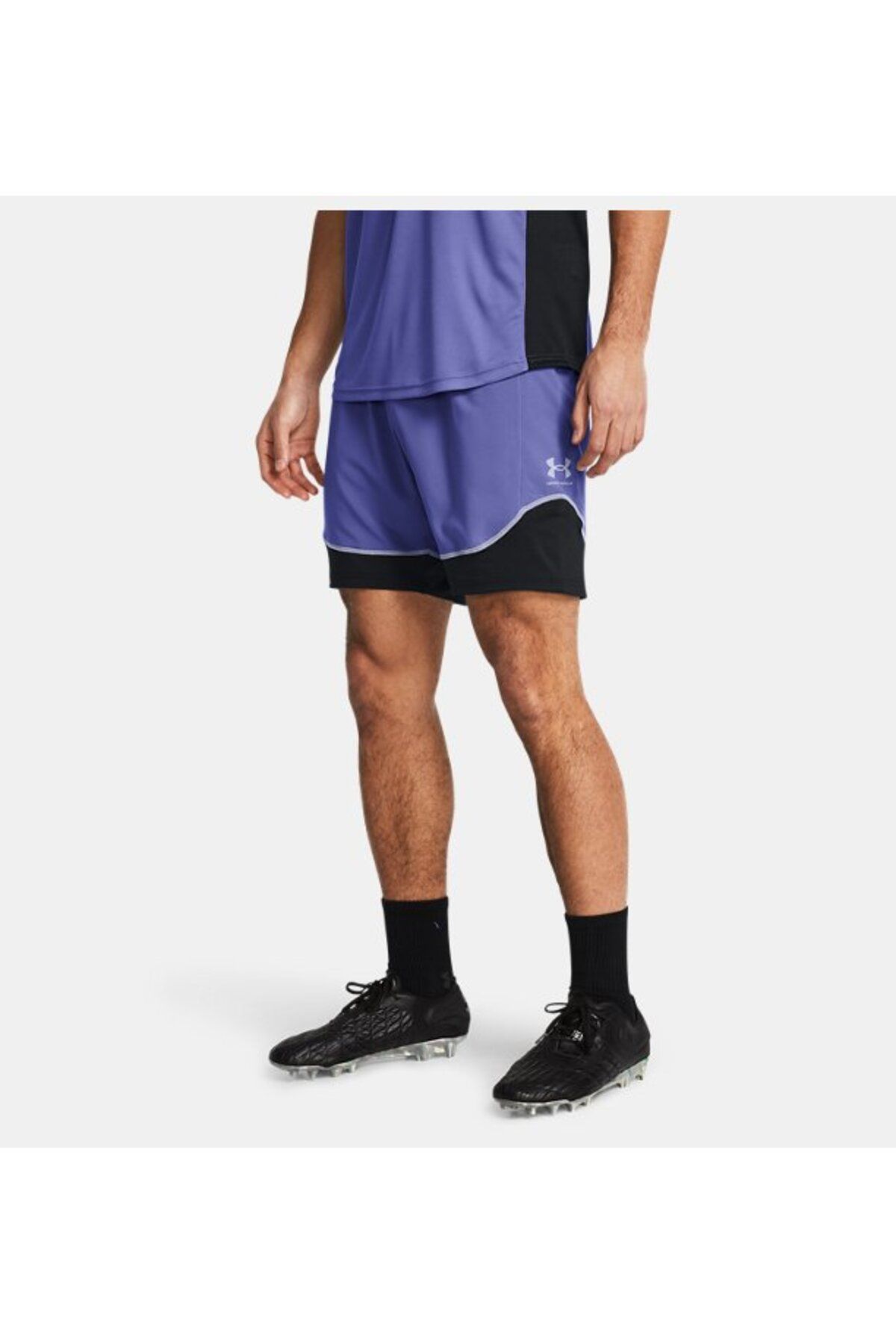 شورت ورزشی بنفش مردانه های آموزش PRO Challenger UA 1379453 561 Under Armour