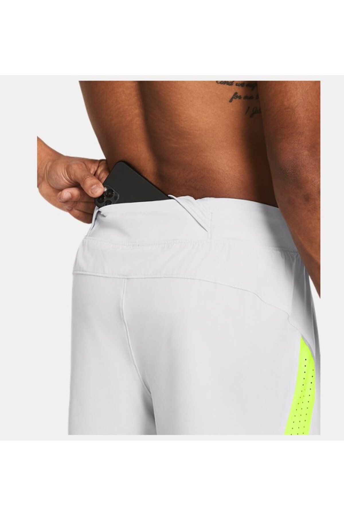 شورت ورزشی سفید مردانه های نخبگان 7 '' UA راه اندازی شده 1376508 014 Under Armour