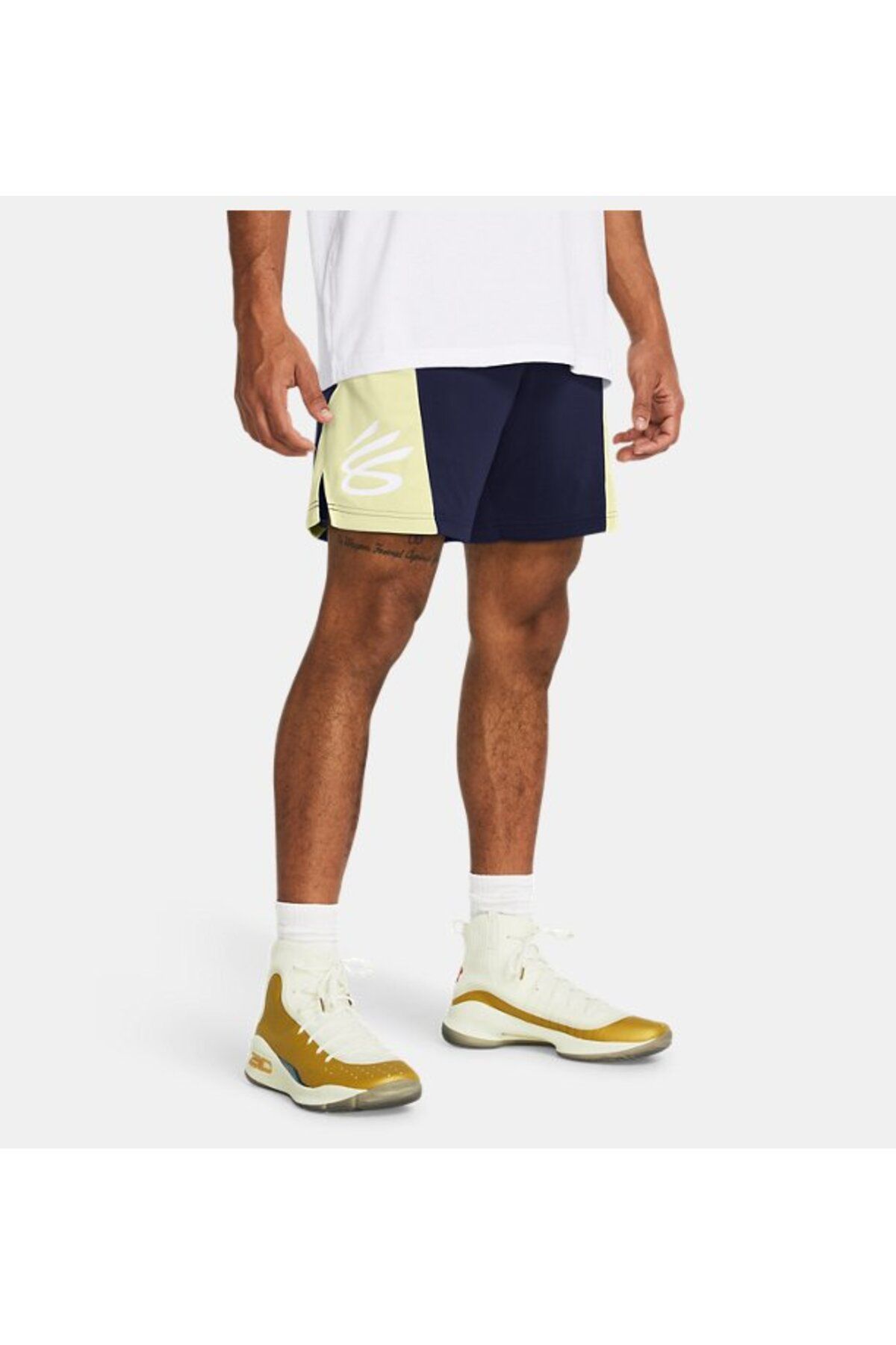 شورت ورزشی آبی مردانه های چلپ چلوپ 1380327 410 Under Armour