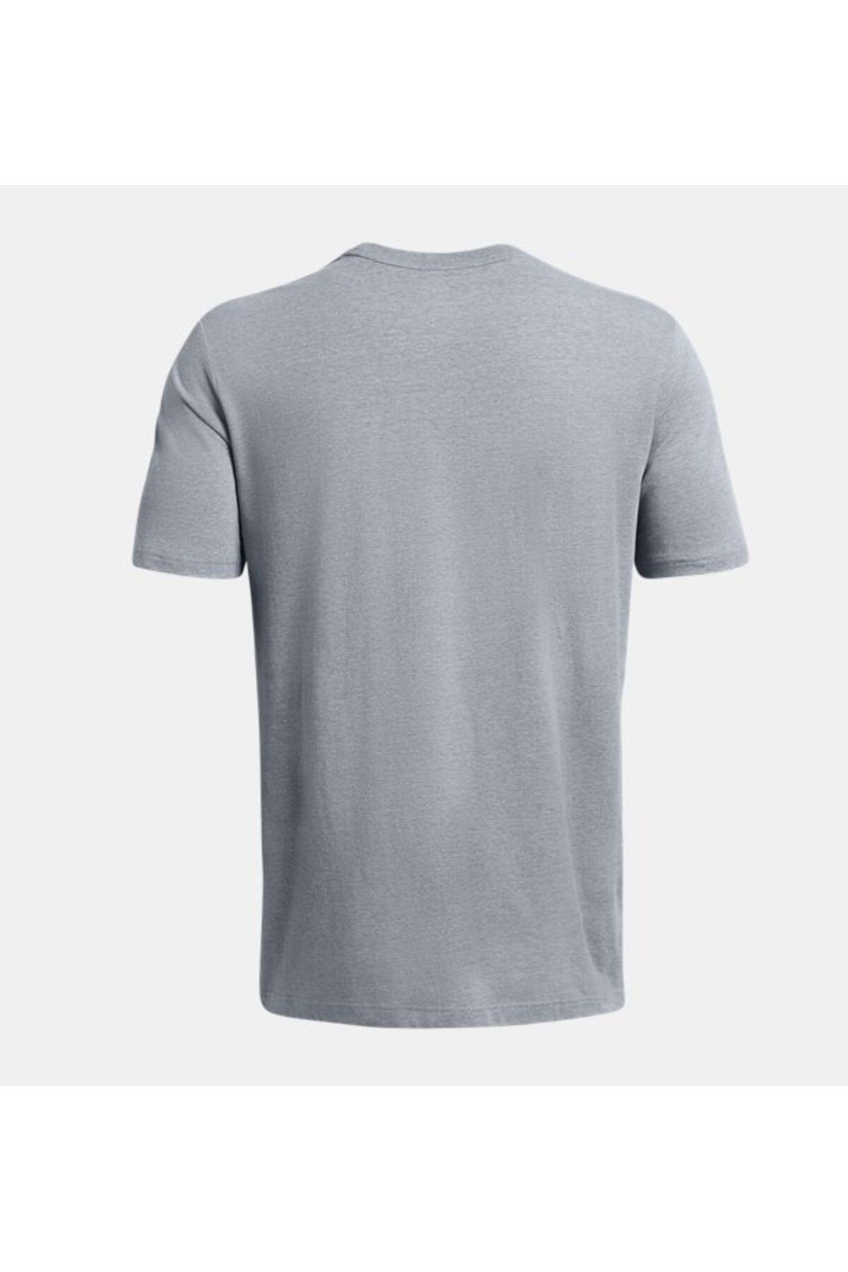 تی شرت ورزشی خاکستری مردانه 035 اورجینال Under Armour