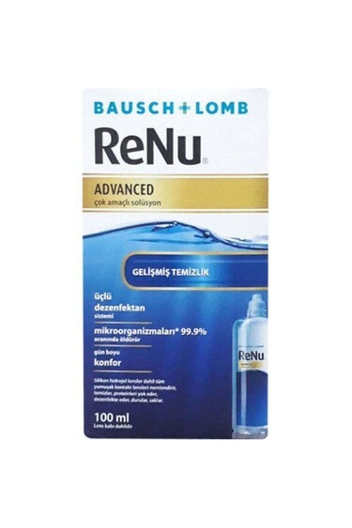 Bausch & Lomb Renu Advanced Lens Solisyonu 100ml (07.2026)