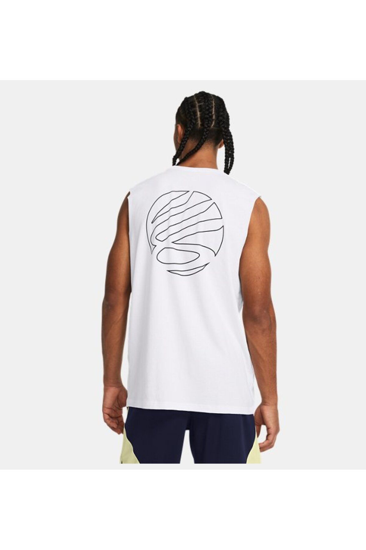 زیرپوش سفید مردانه ورزشکار کاری 1383377 100 Under Armour