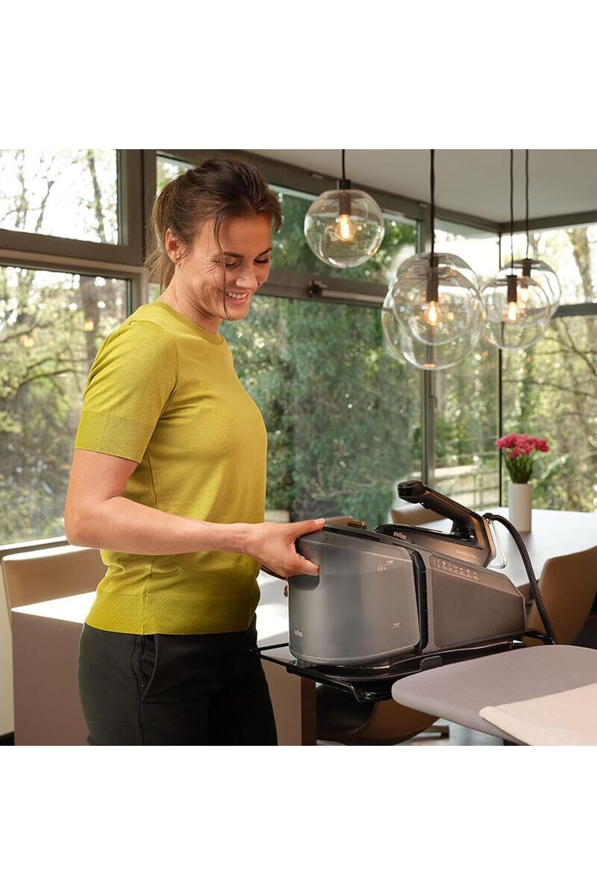 Braun-CareStyle 7 Pro Steam Generator Iron Vertical steaming, iCare, Eloxal Plus, Turbo mode -IS7286 6